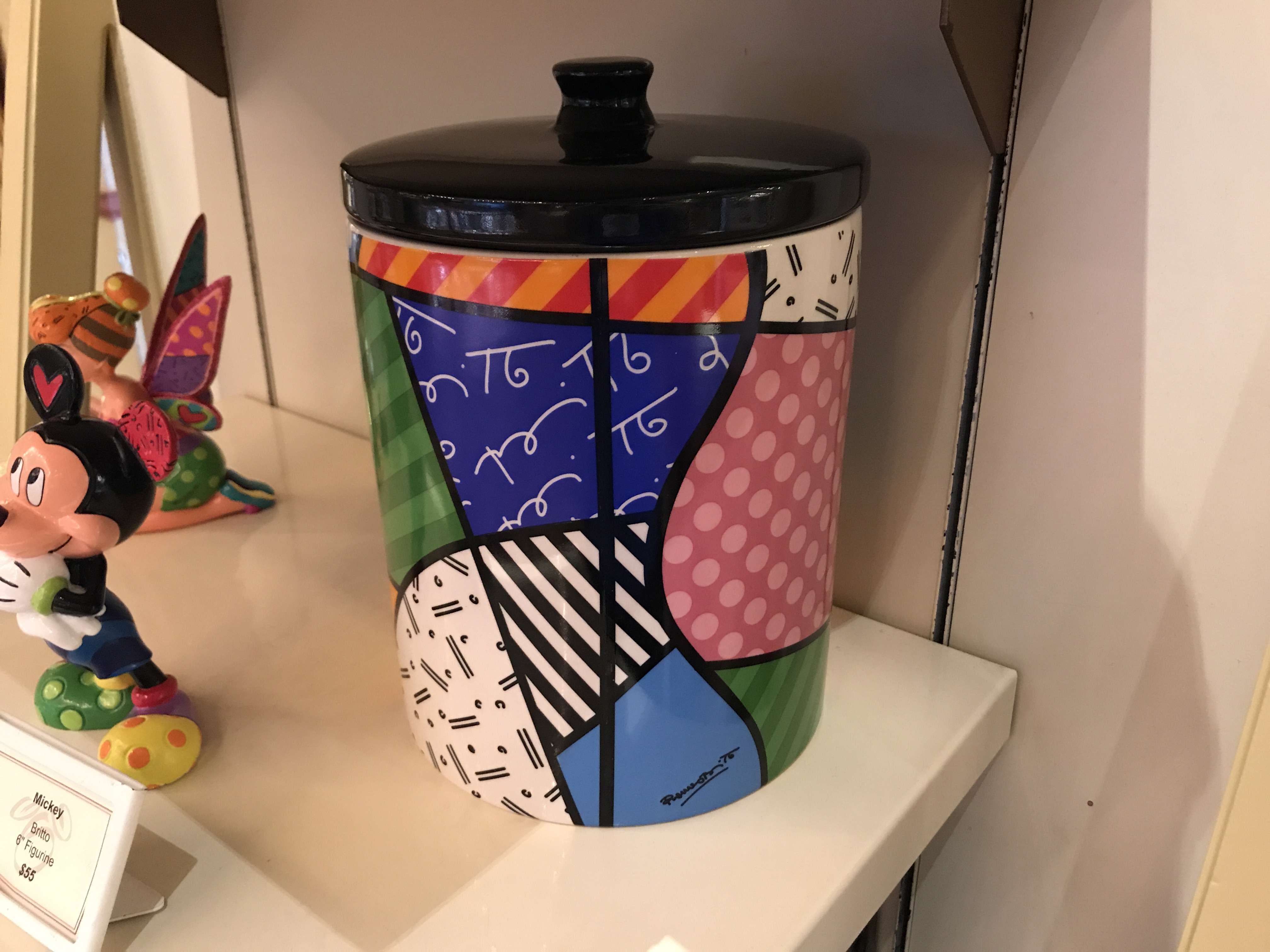 disney britto cookie jar