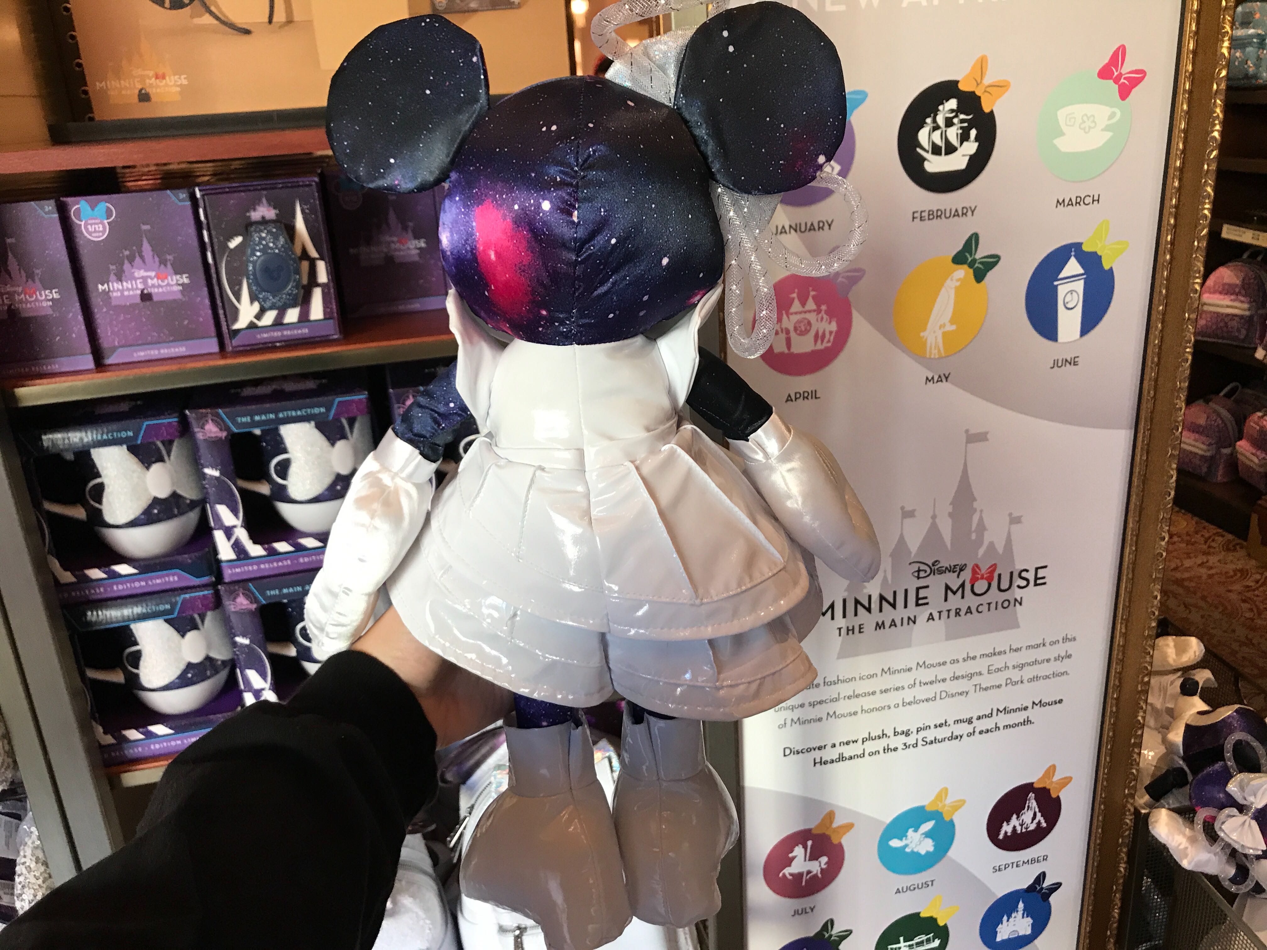 minnie mouse main attraction space mountain plush