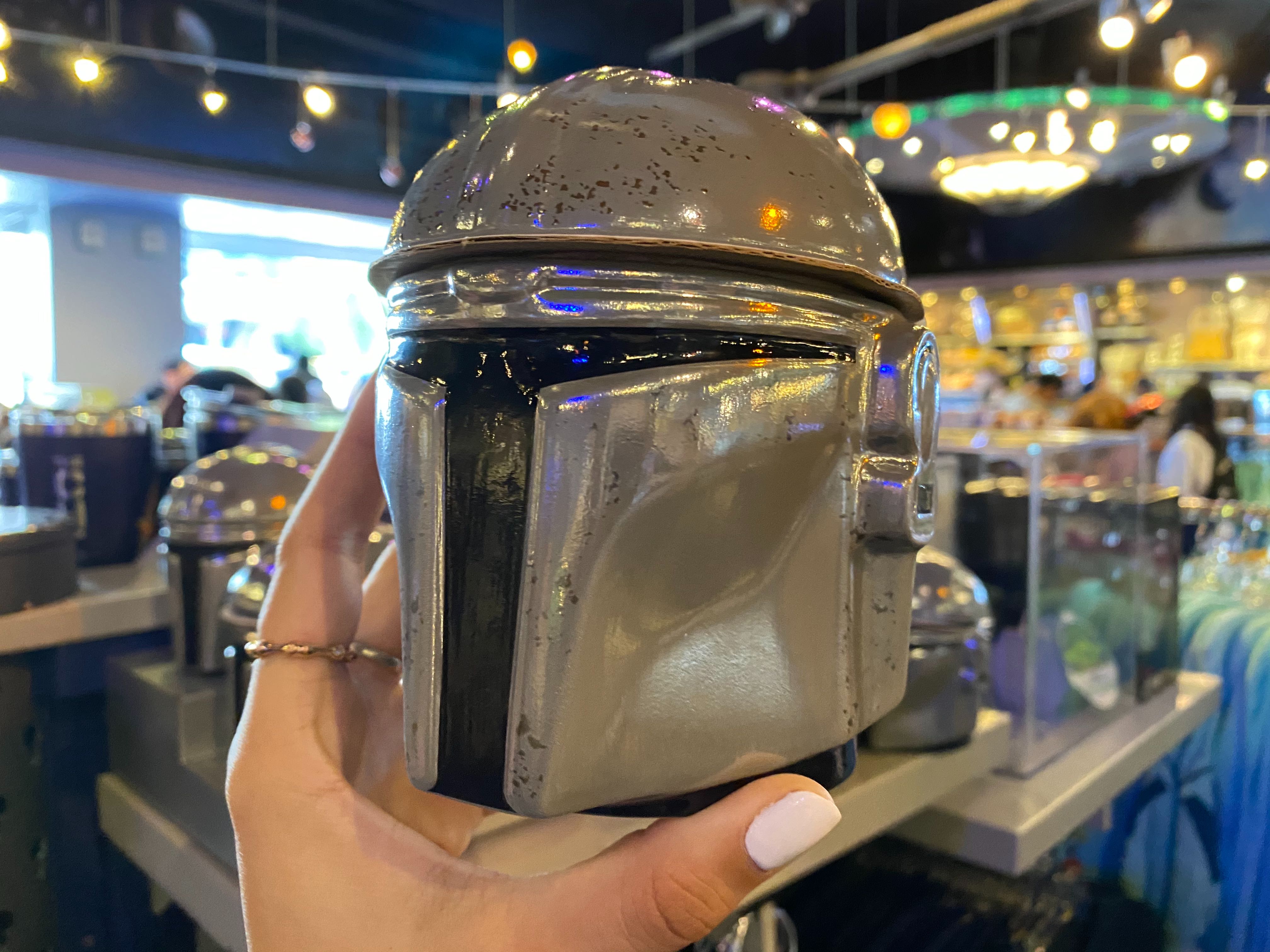 mandalorian helmet disney world