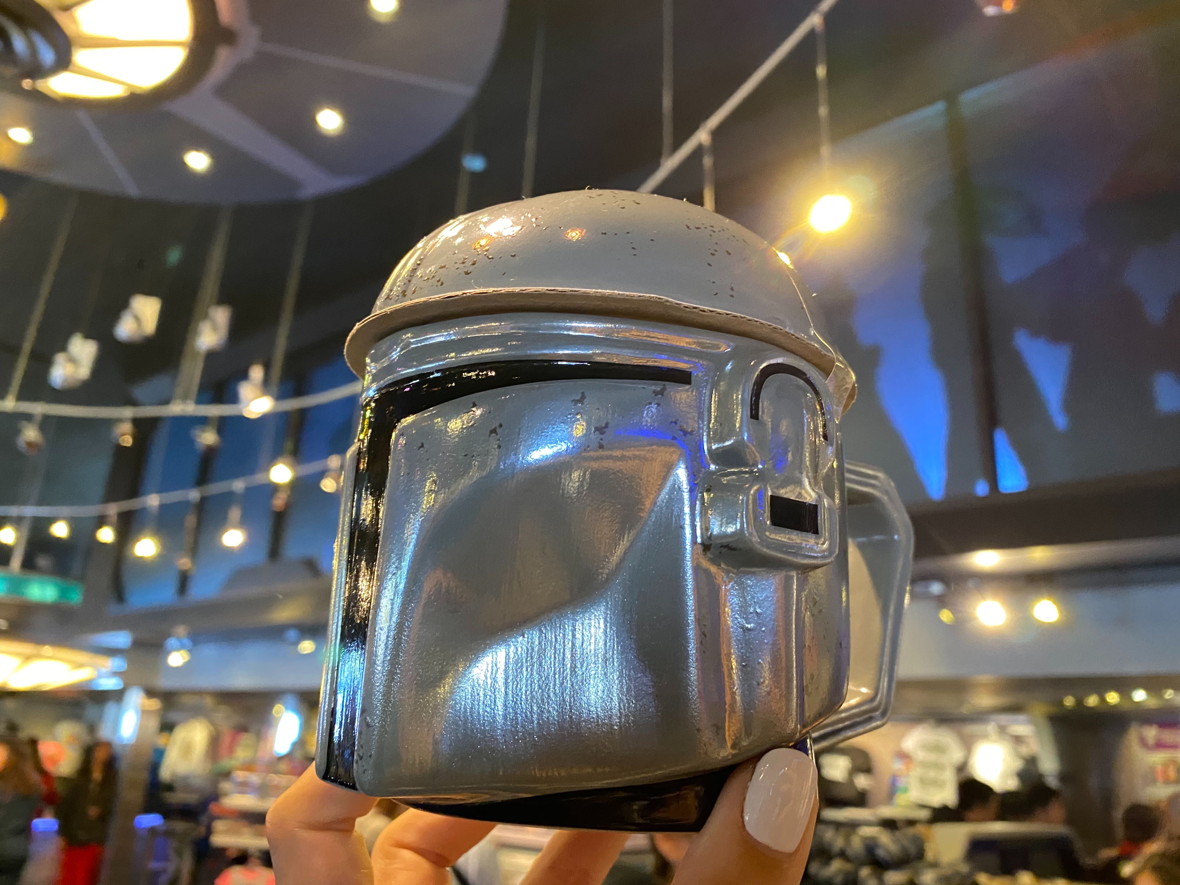 PHOTOS New Mandalorian Helmet Mug Soars into Disneyland WDW News Today