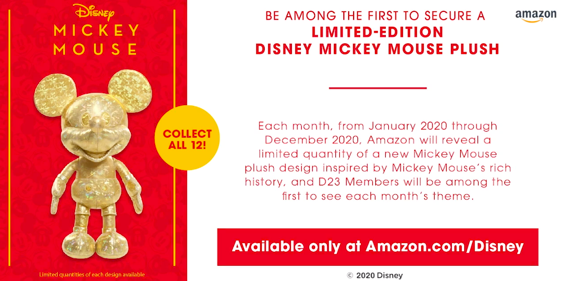 mickey mouse january plush