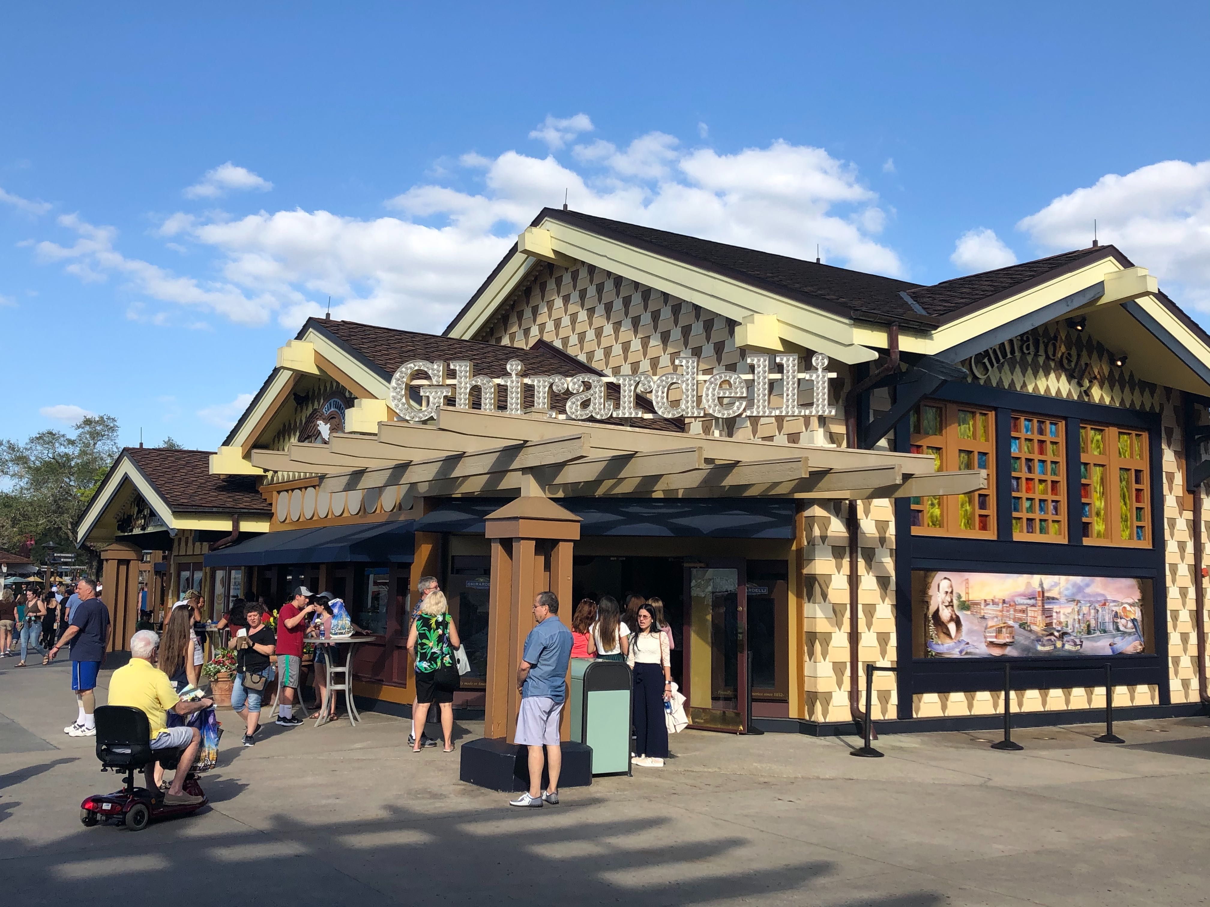 ghirardelli refurbishment disney springs 2