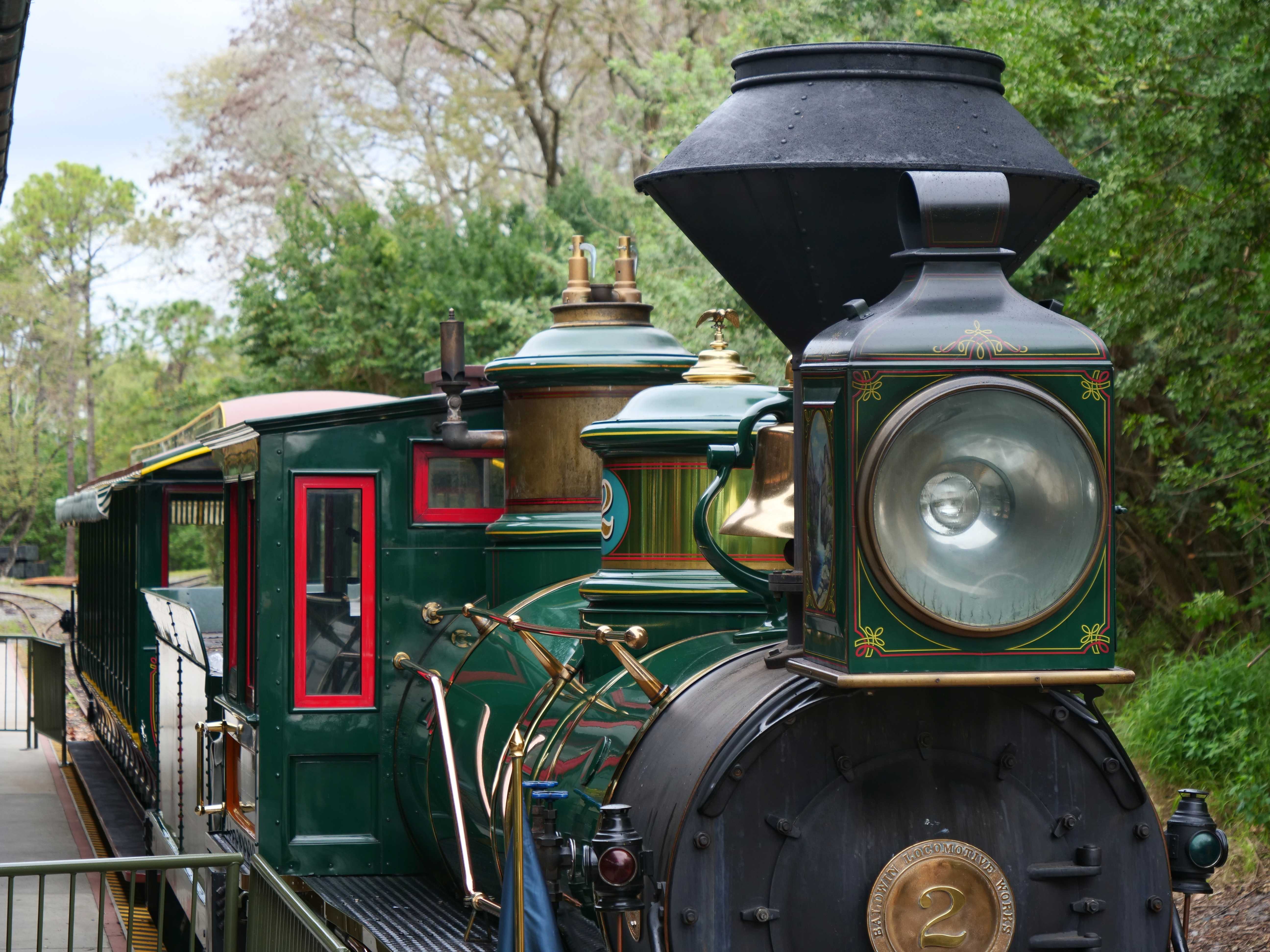 walt disney railroad train set