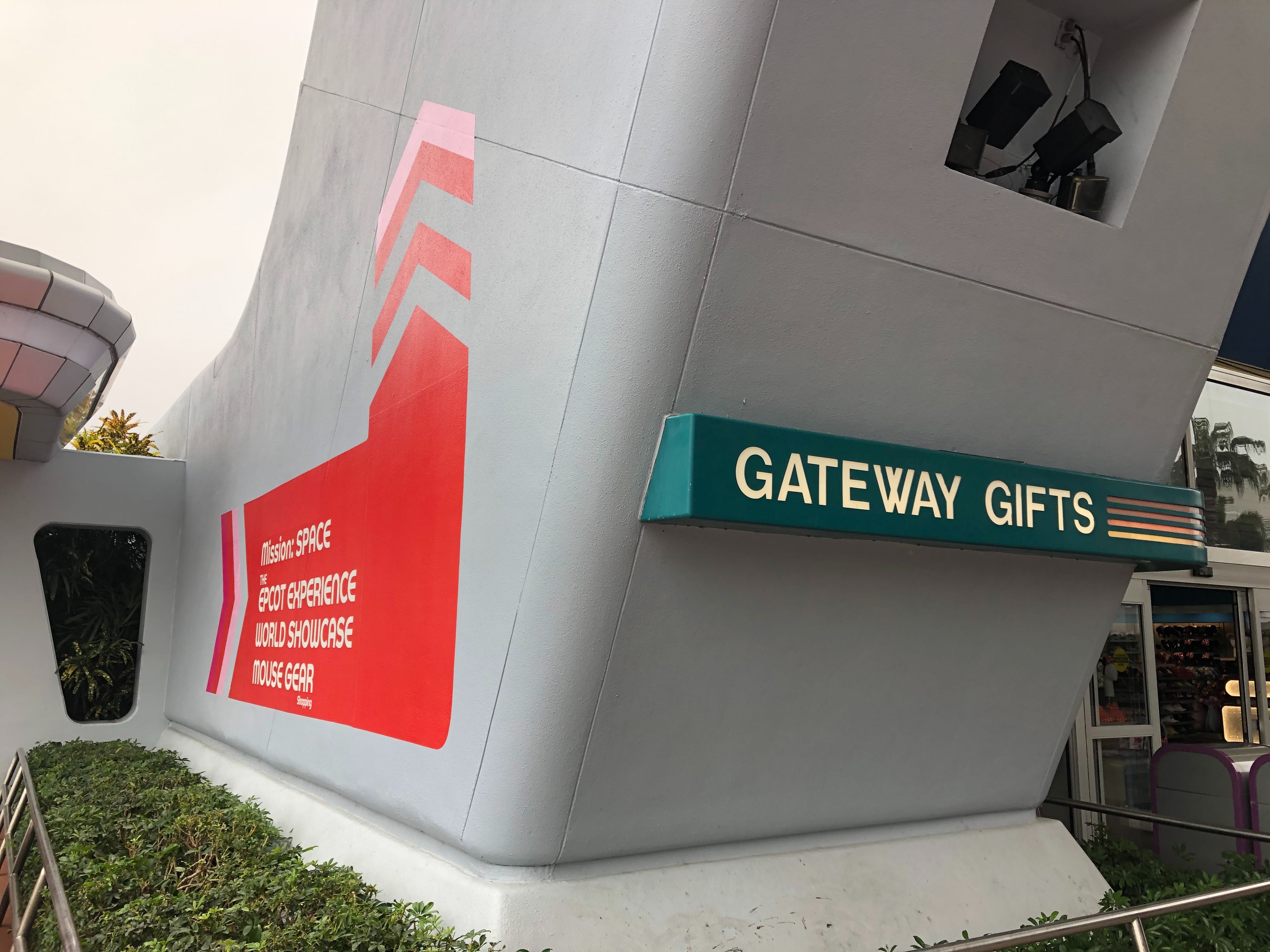 Epcot Mirrors PHOTOS: New Directional Decals Added to Gateway Gifts, Illuminated ...