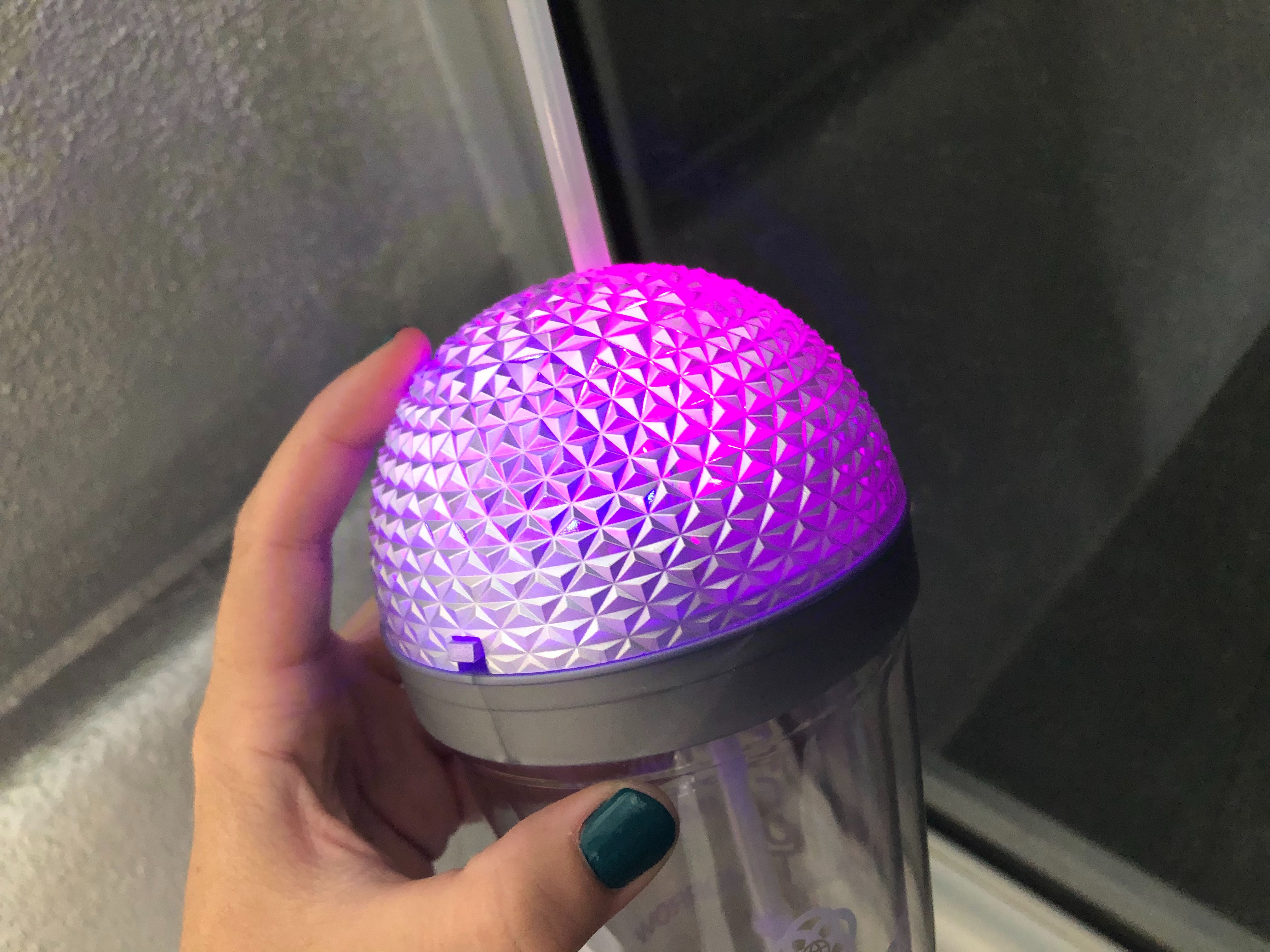 PHOTOS Grand and Miraculous New Spaceship Earth Glow Tumbler Lights Up
