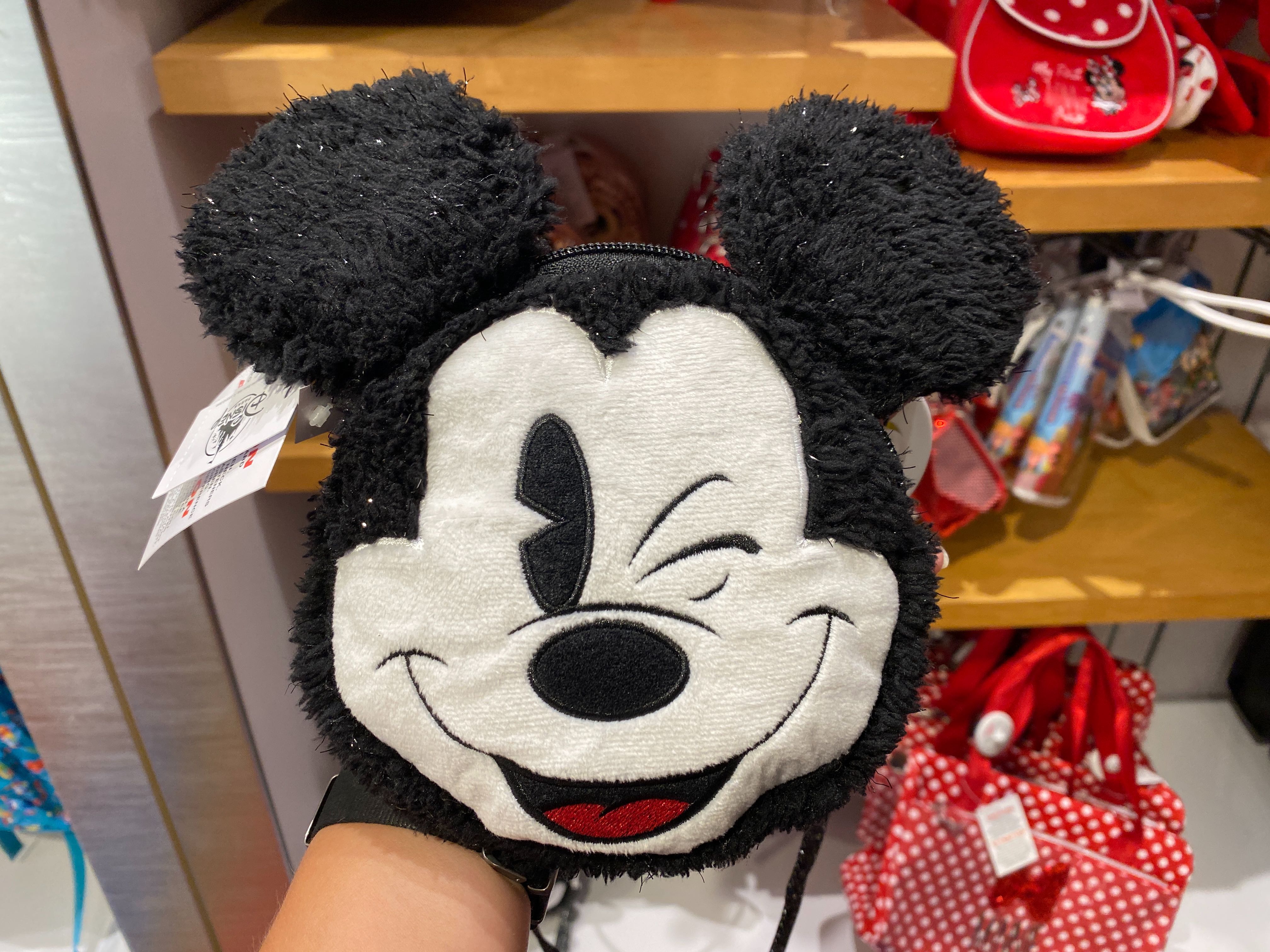 PHOTOS: Snuggle Up With These NEW Mickey & Minnie Mouse Plush Purses at  Walt Disney World - Disneyland News Today