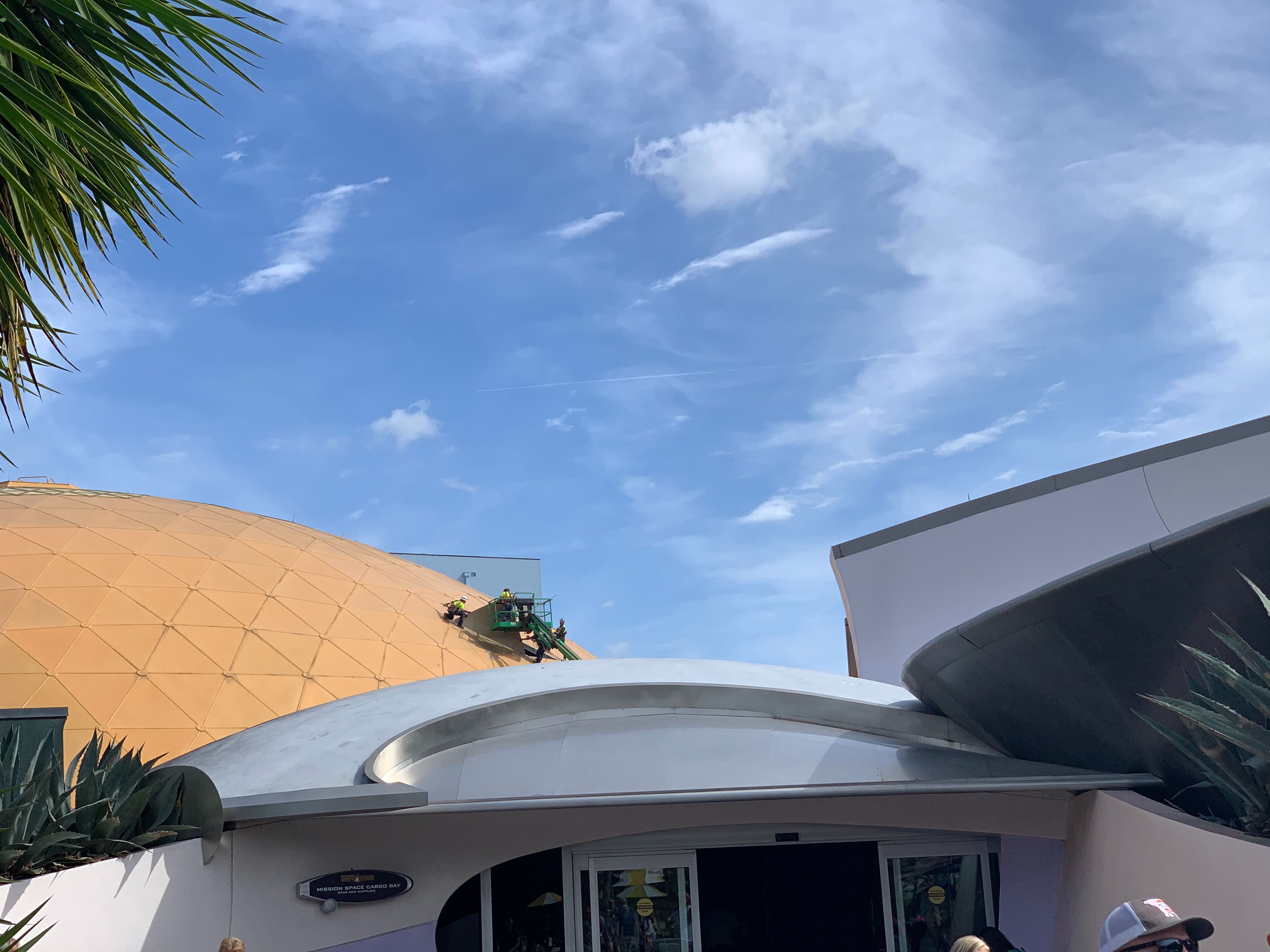 PHOTOS Exterior Work on Former Wonders of Life Pavilion Begins for New