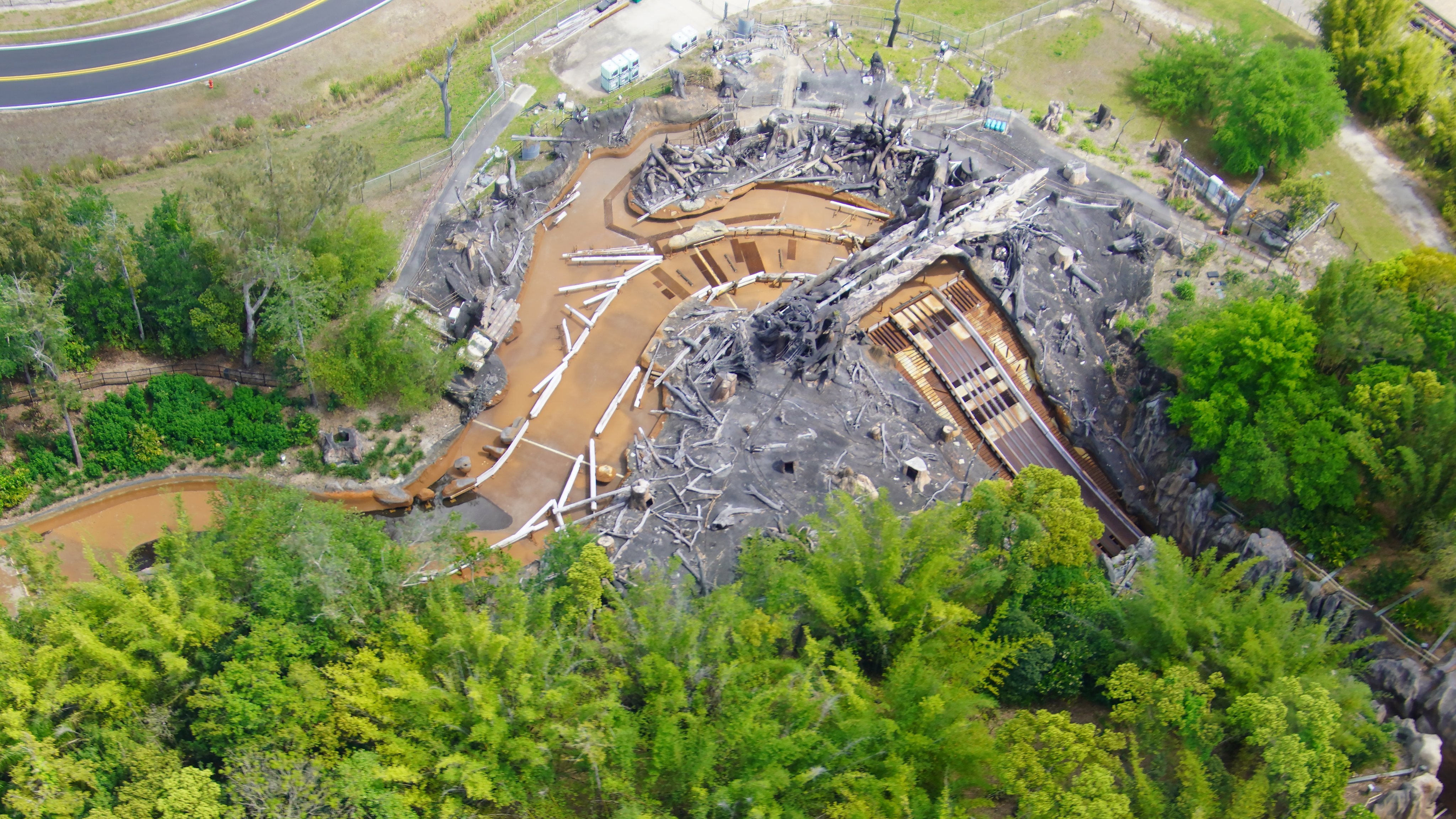 PHOTOS: Aerial Images of an Empty Disney's Animal Kingdom Due to