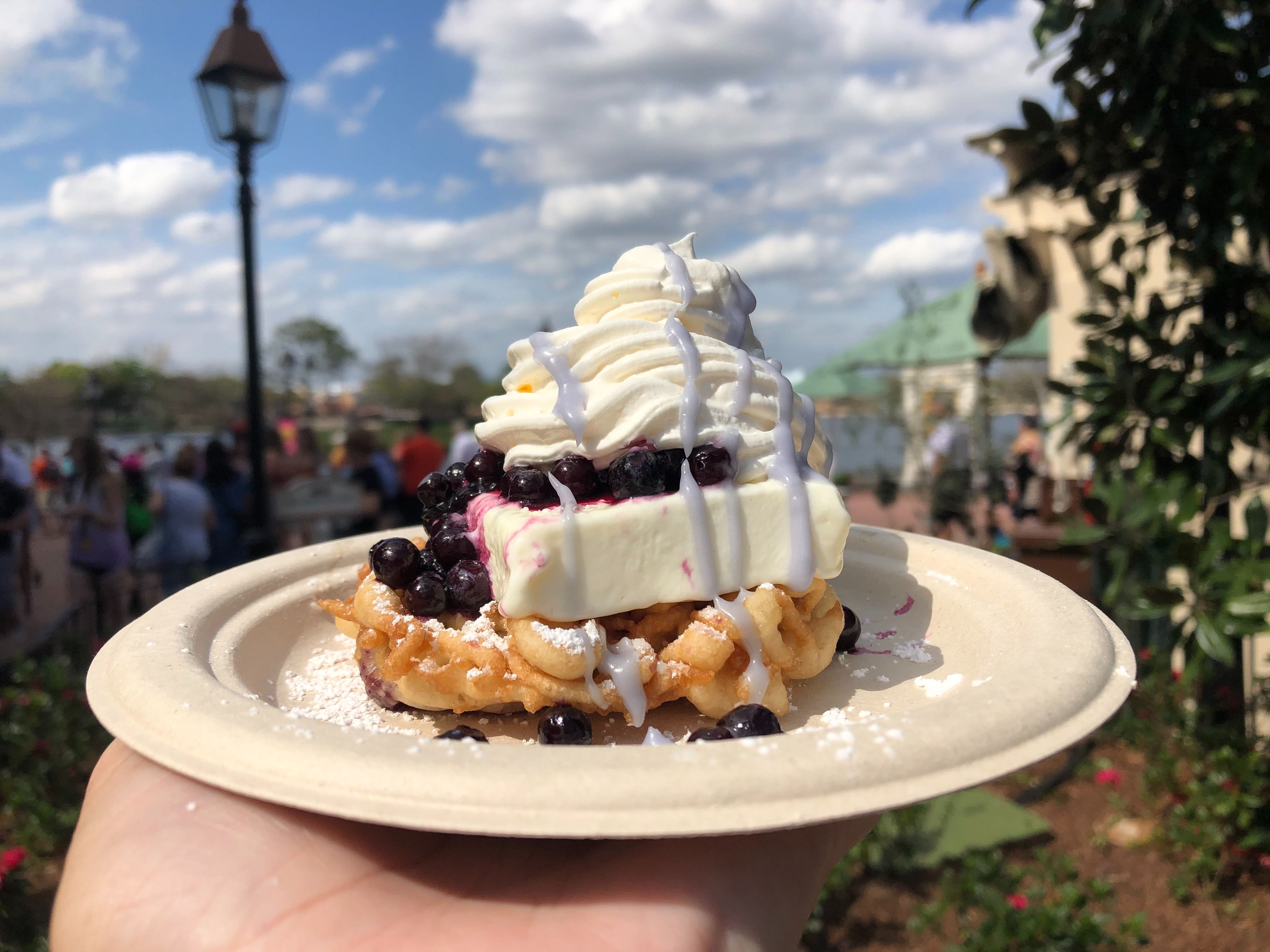 REVIEW Mini Funnel Cake with Lemon Cheesecake Ice Cream is a MustHave