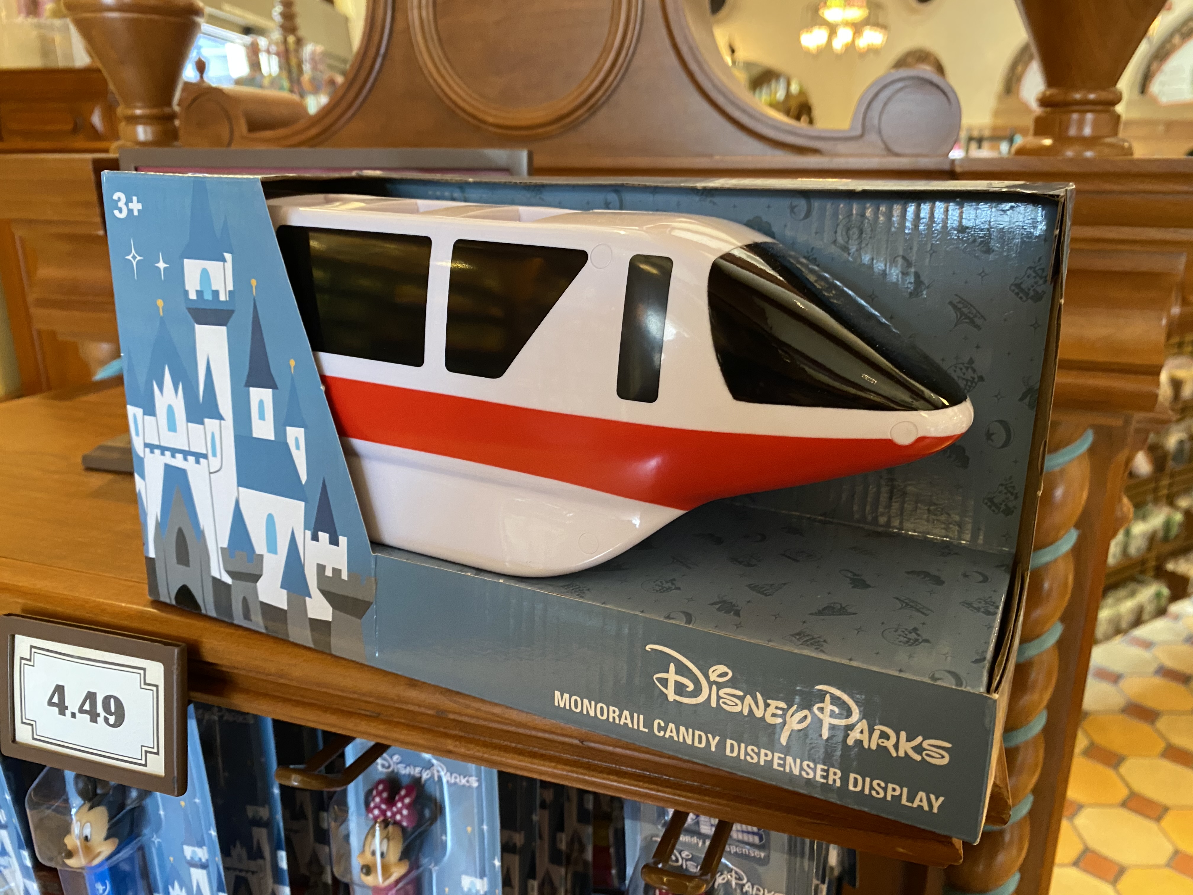 blue disney monorail toy