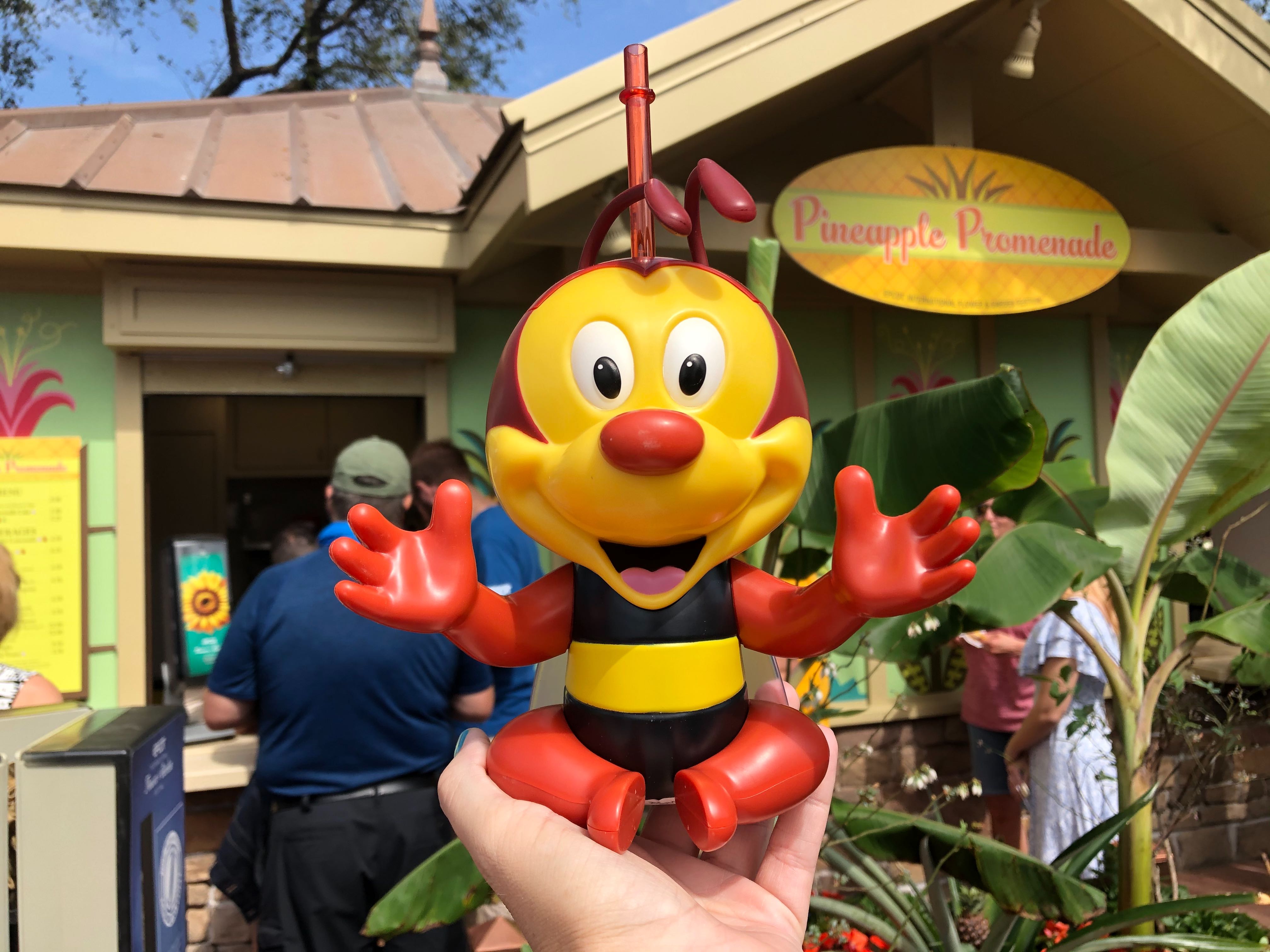 spike the bee sipper 2020 epcot international flower garden festival 5