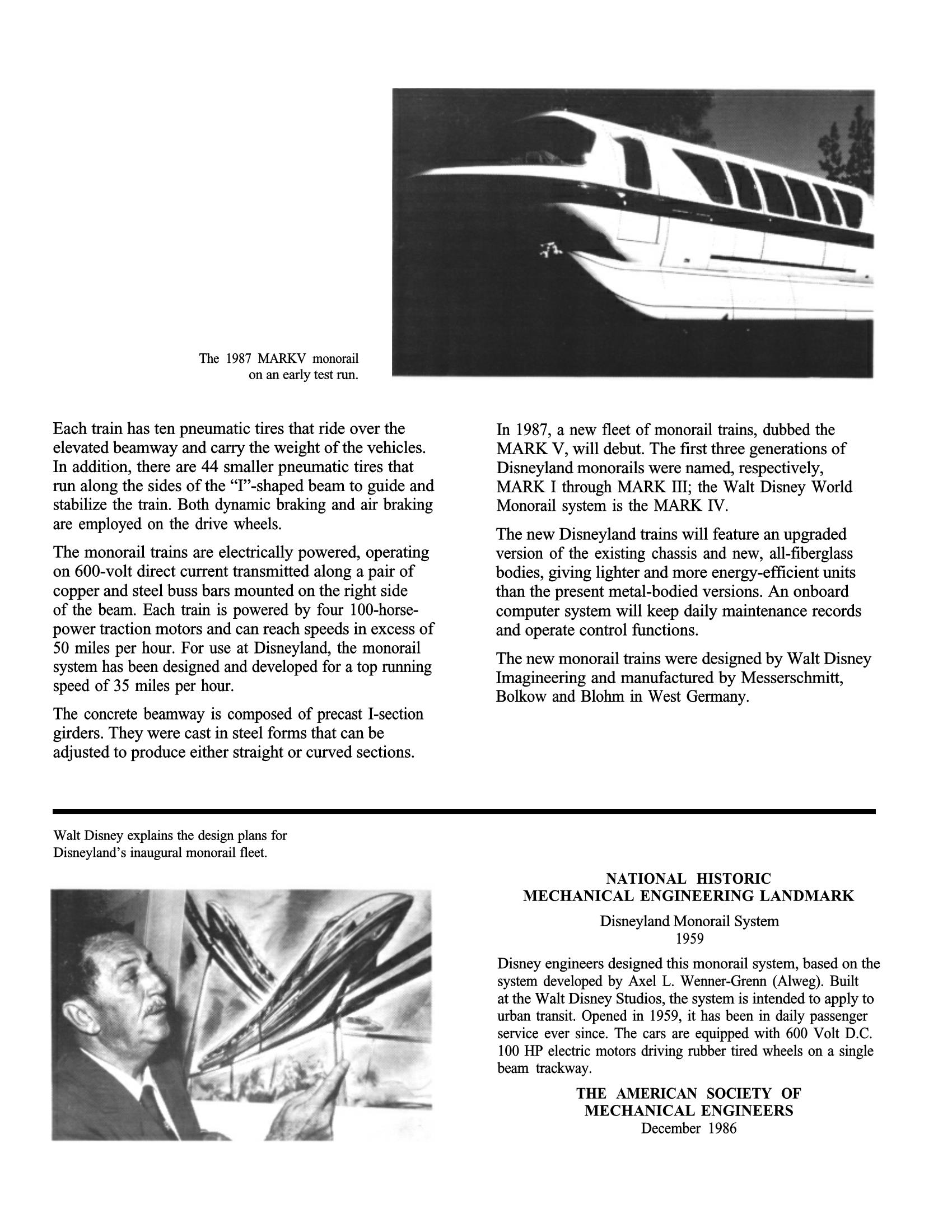 Disneyland Monorail System 1959 ASME Page 3