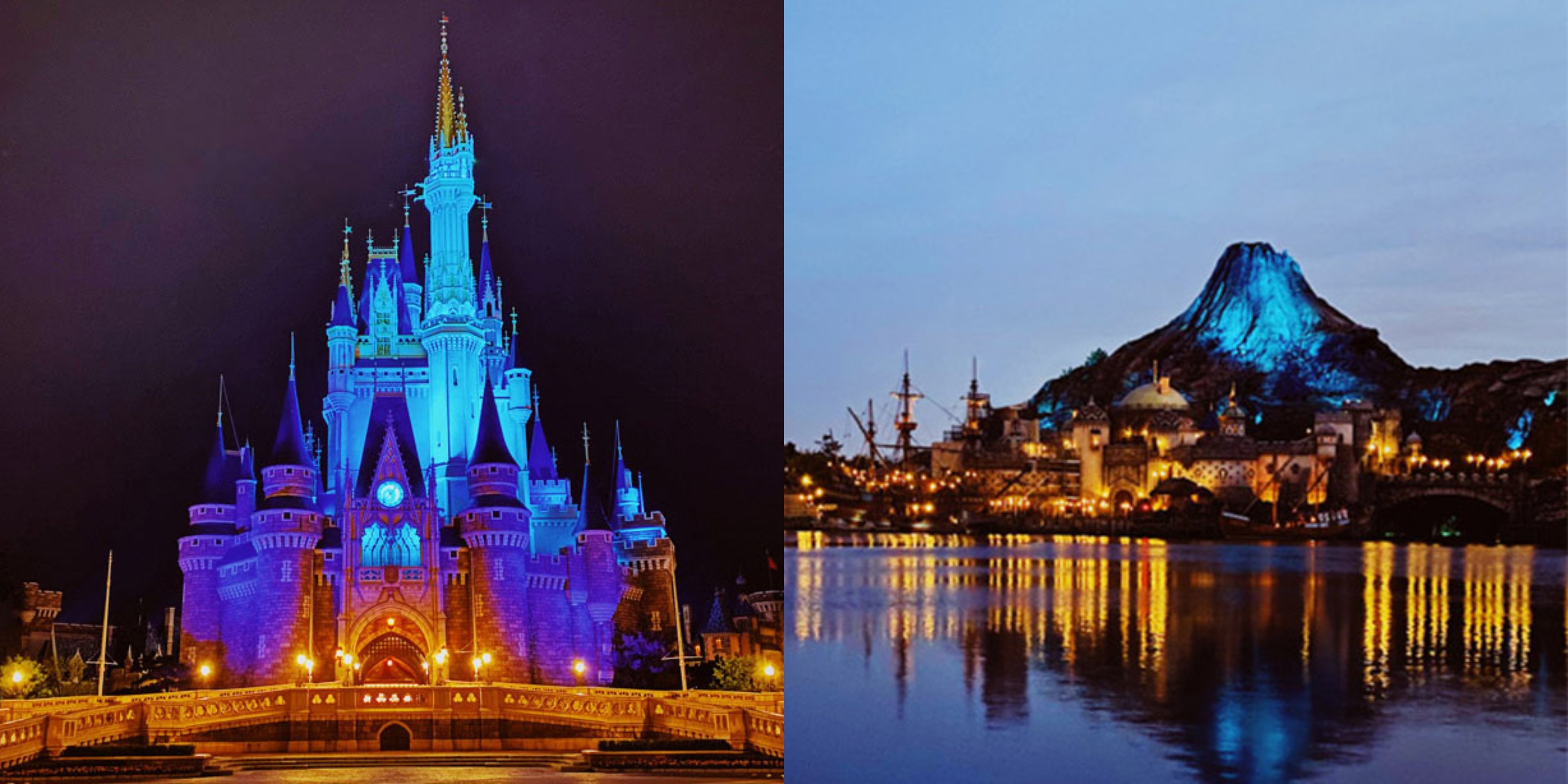 photos-tokyo-disney-resort-icons-lit-blue-in-honor-of-medical