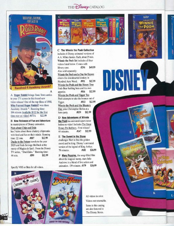 TheDisneyCatalog Holiday1989 Page 28 small