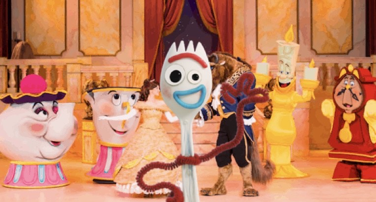 forky beauty and the beast