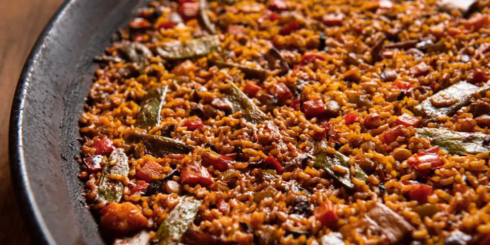 jaleo vegetable arroz paella