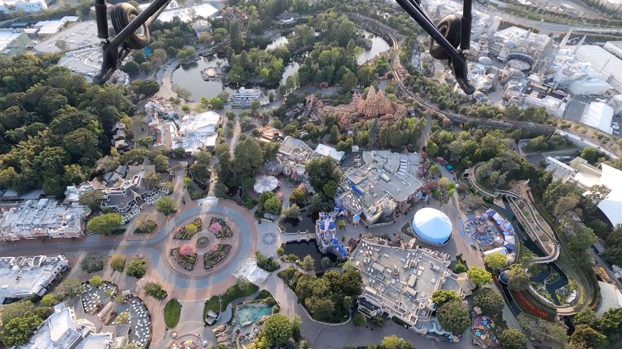 micah muzio helicopter disneyland closure april 2020 2