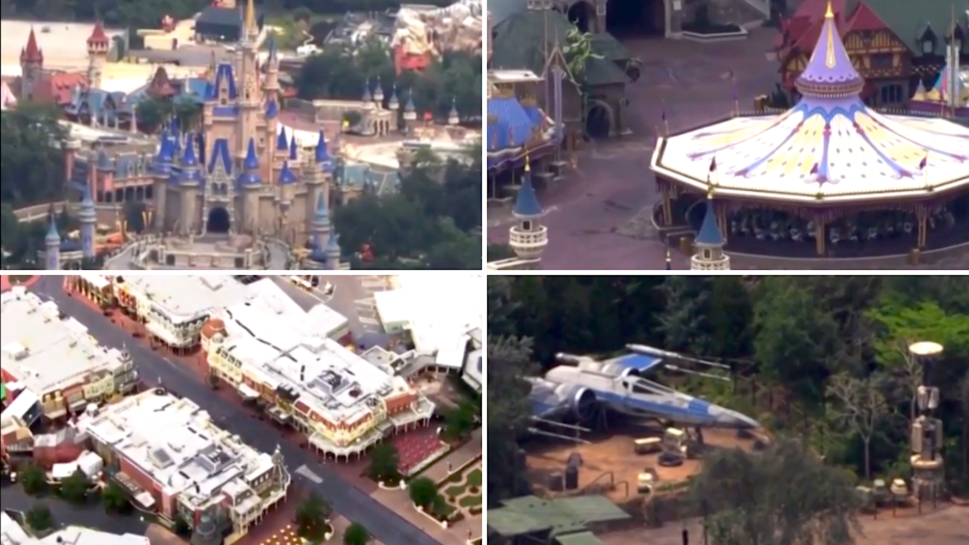 PHOTOS: New Aerial Footage Shows Glimpses of Empty Magic Kingdom and ...