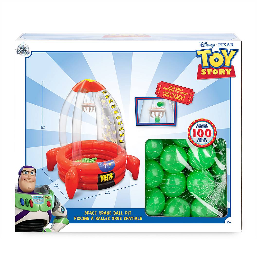 disney store toy story space crane ball pit