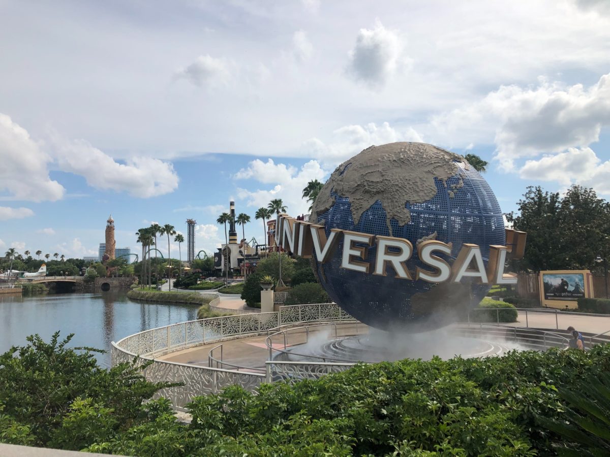 Universal Studios Florida Globe and Islands of Adventure Tower