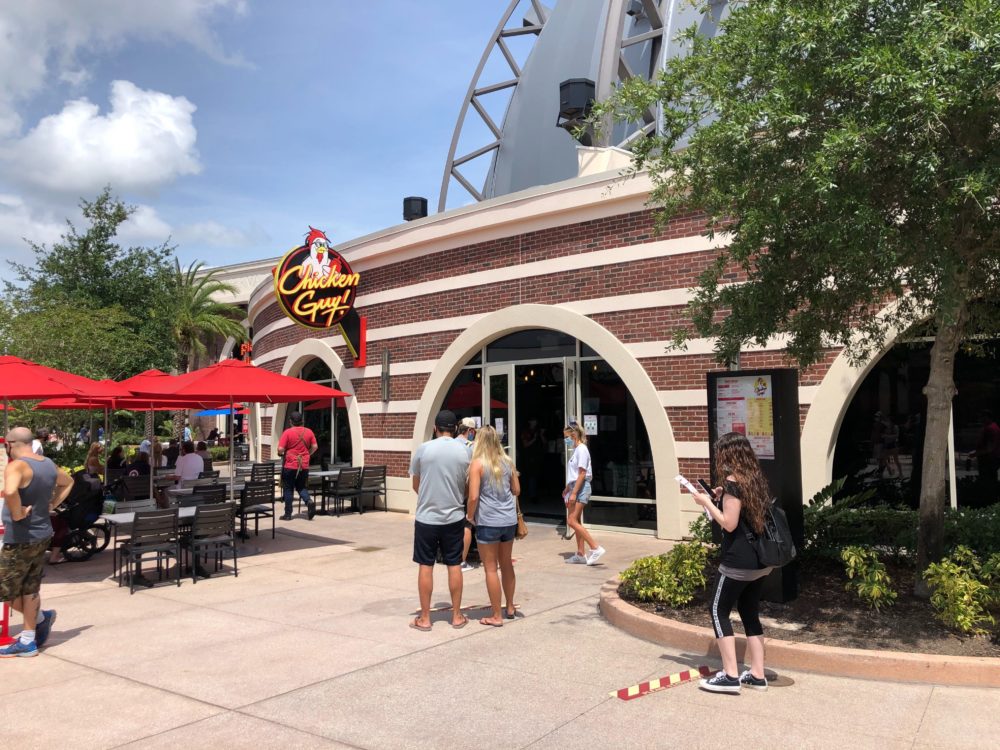 Disney Springs 5 23 20 chicken guy line