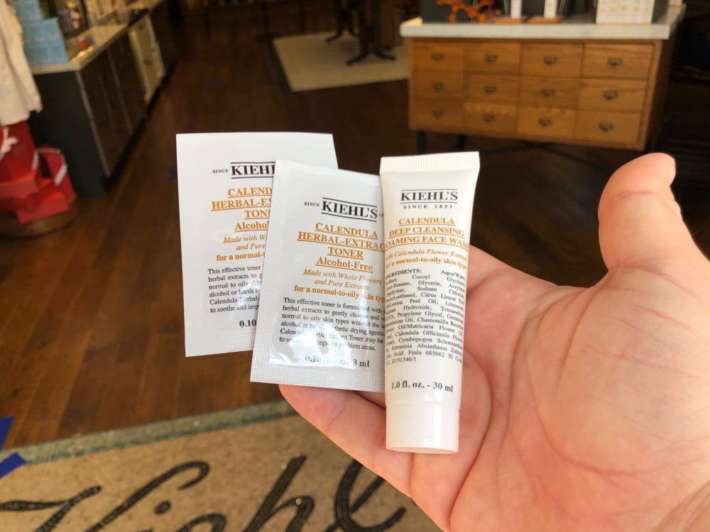 Disney Springs 5 23 20 kiehls samples