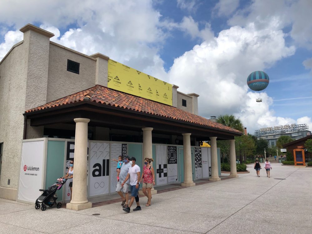 Disney Springs 5 23 20 lululemon