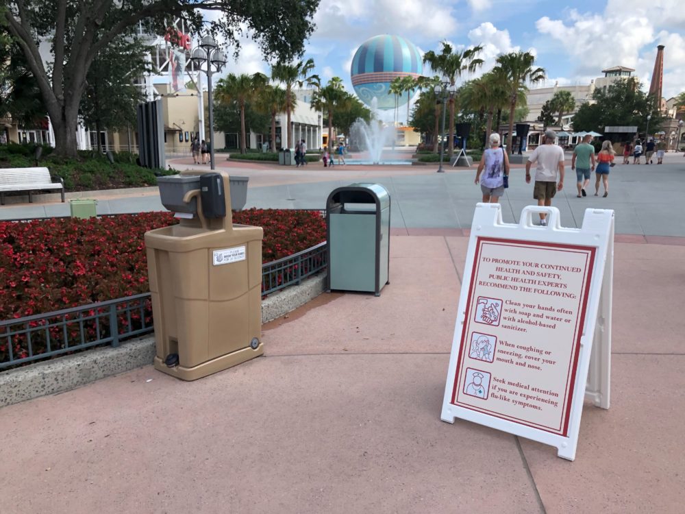 Disney Springs 5 23 20 washign stations