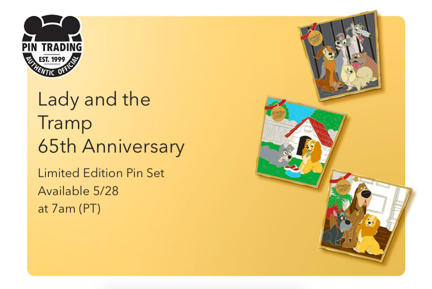 Lady and the tramp pins1