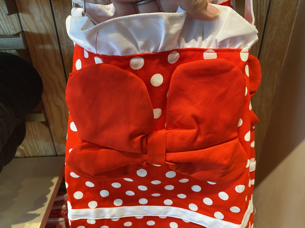 Minnie apron bow
