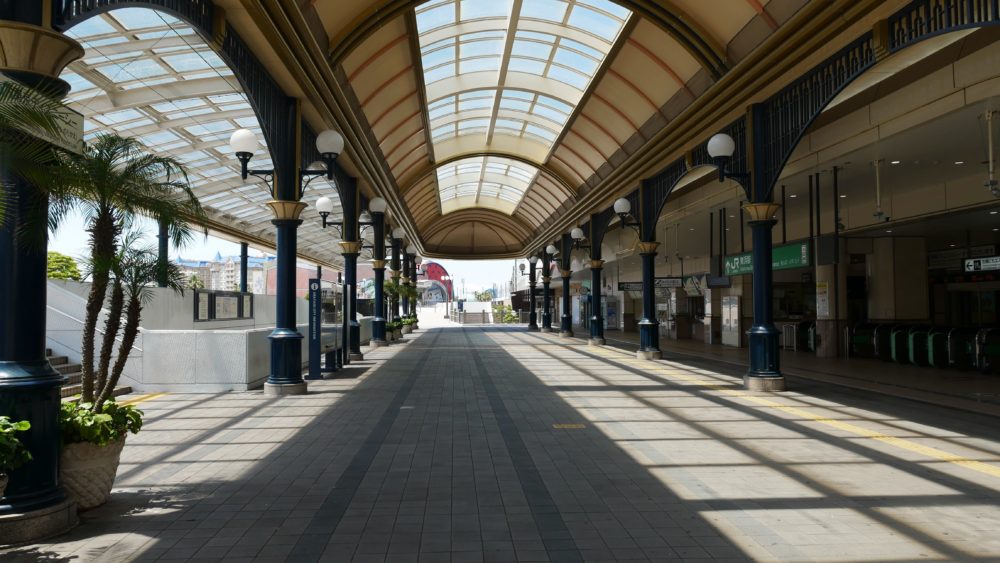 JR Maihama Station Exterior, Empty