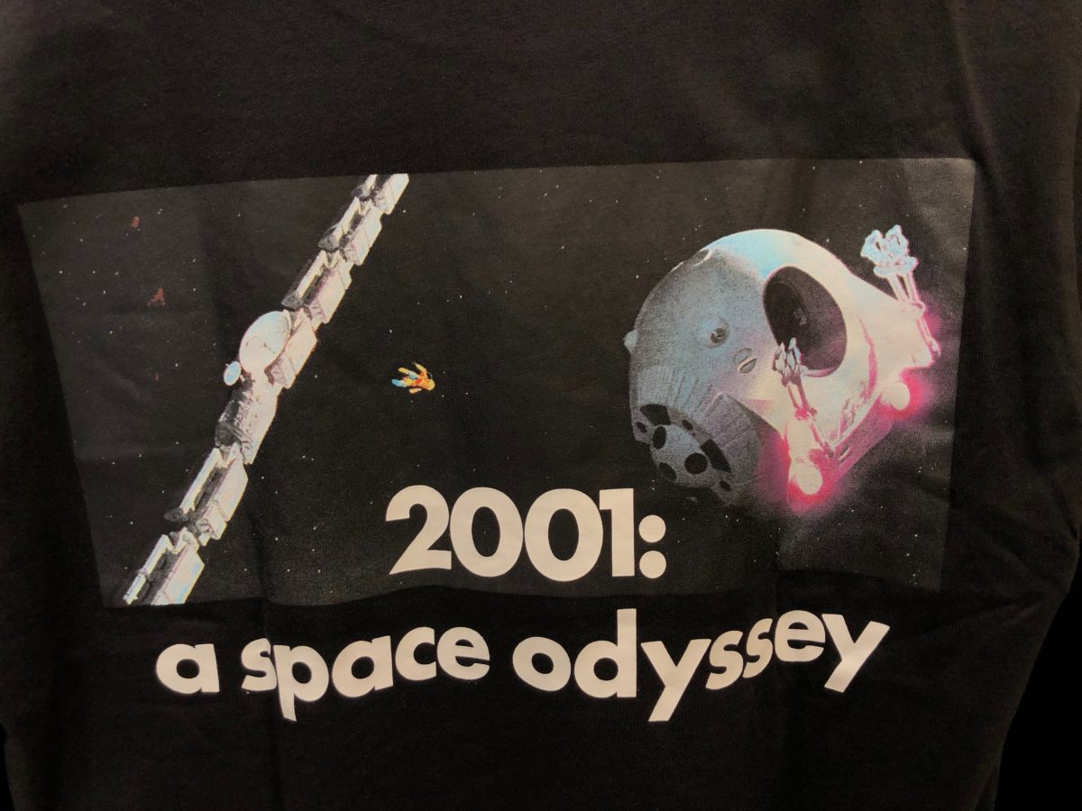 Uniqlo SciFi Shirts 2001 black back closeup