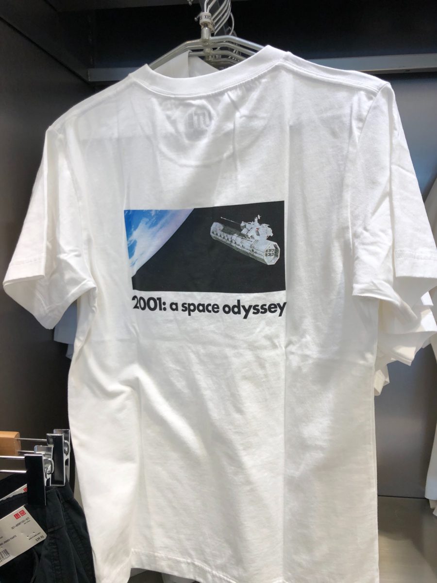 Uniqlo SciFi Shirts 2001 white back