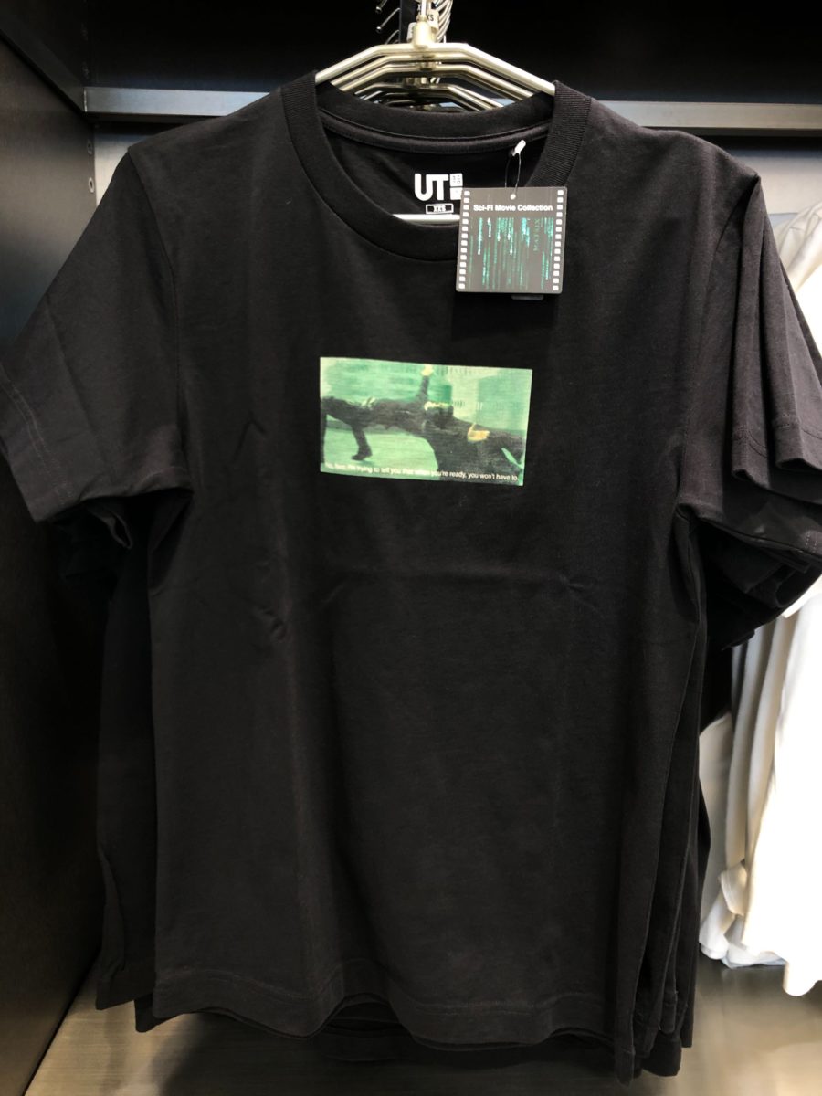 Uniqlo SciFi Shirts Matrix front