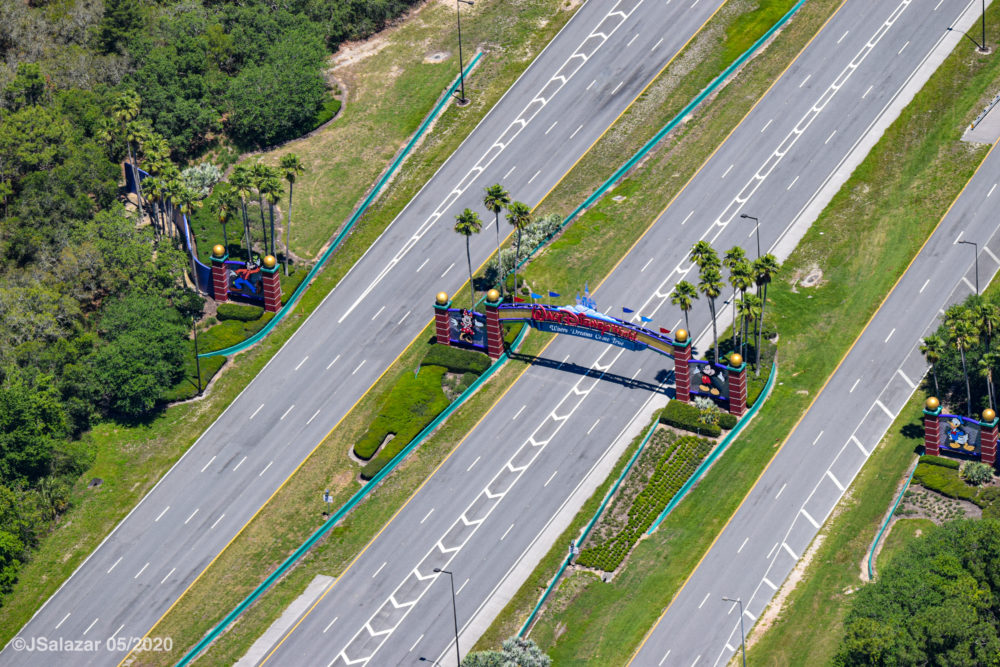 Walt Disney World Entrance Sign closure may 2020 jonathan michael salazar c