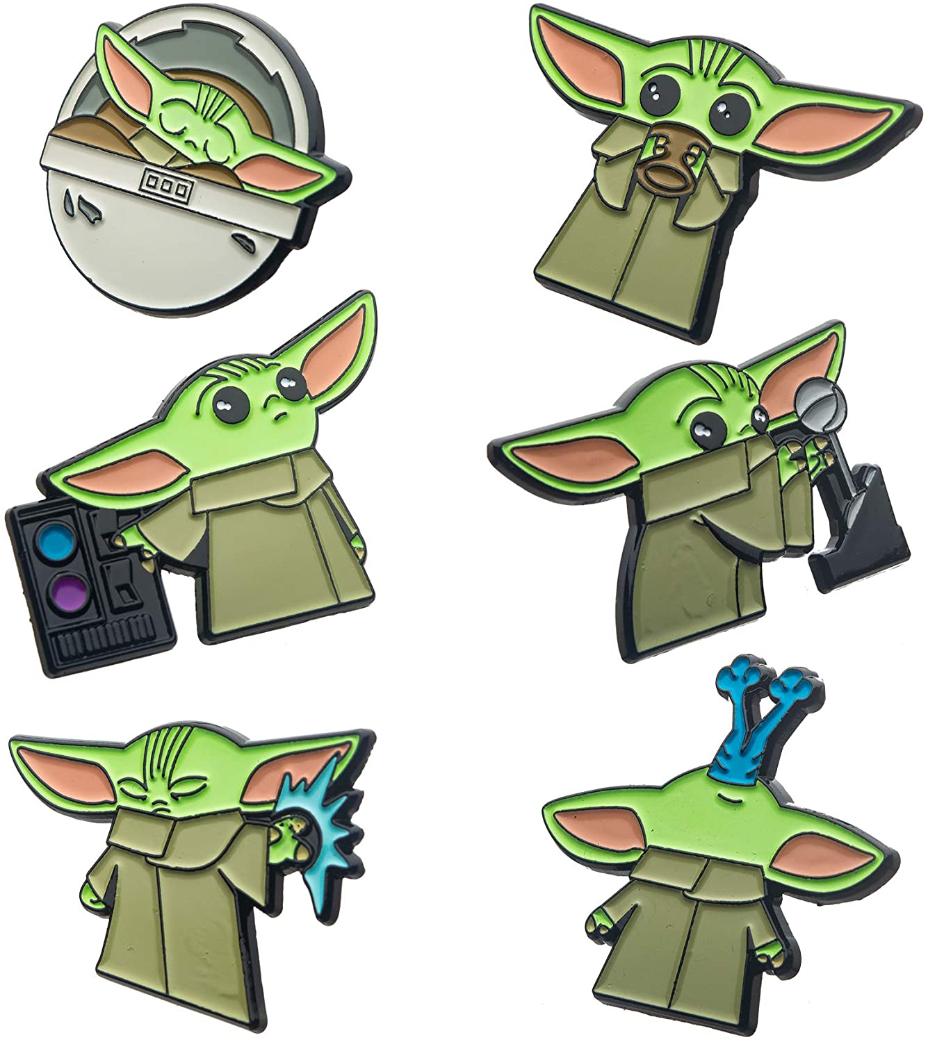baby yoda enamel pins