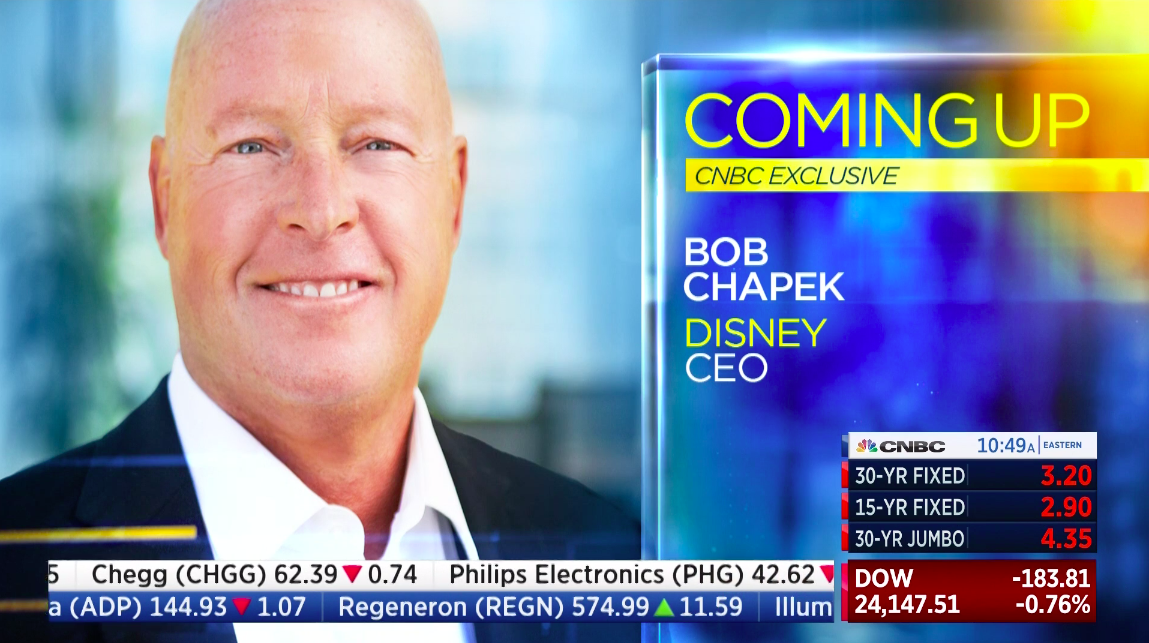 bob chapek cnbc interview 1