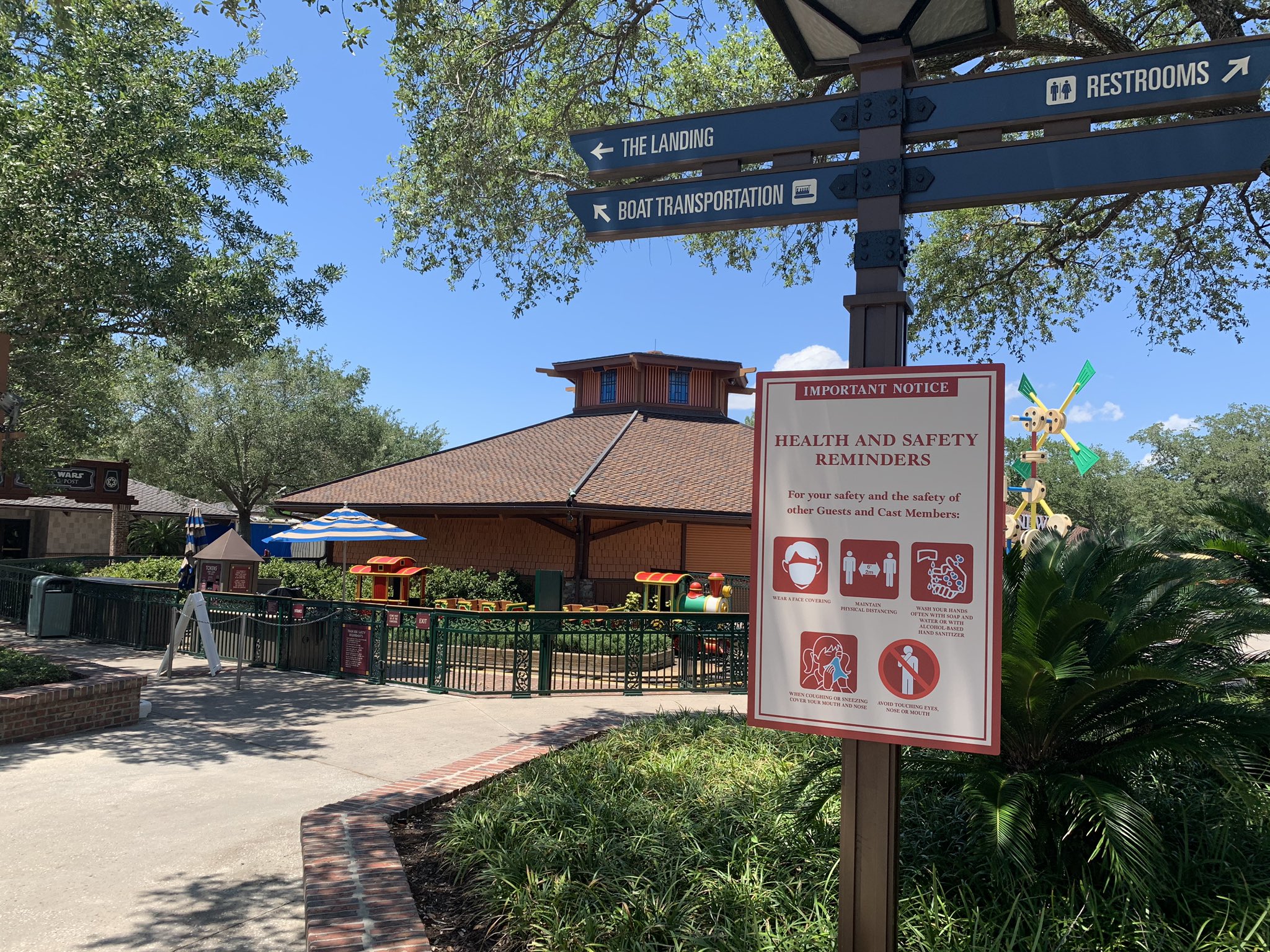 disney springs covid 19 sign dewayne bevil