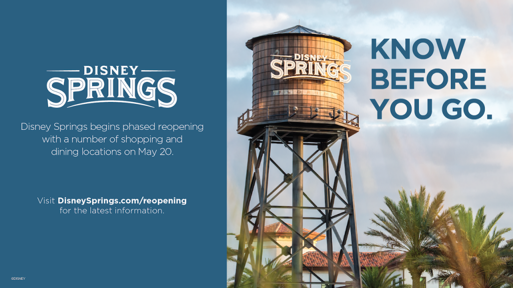 disney springs know before you go covid 19 reopening may 20