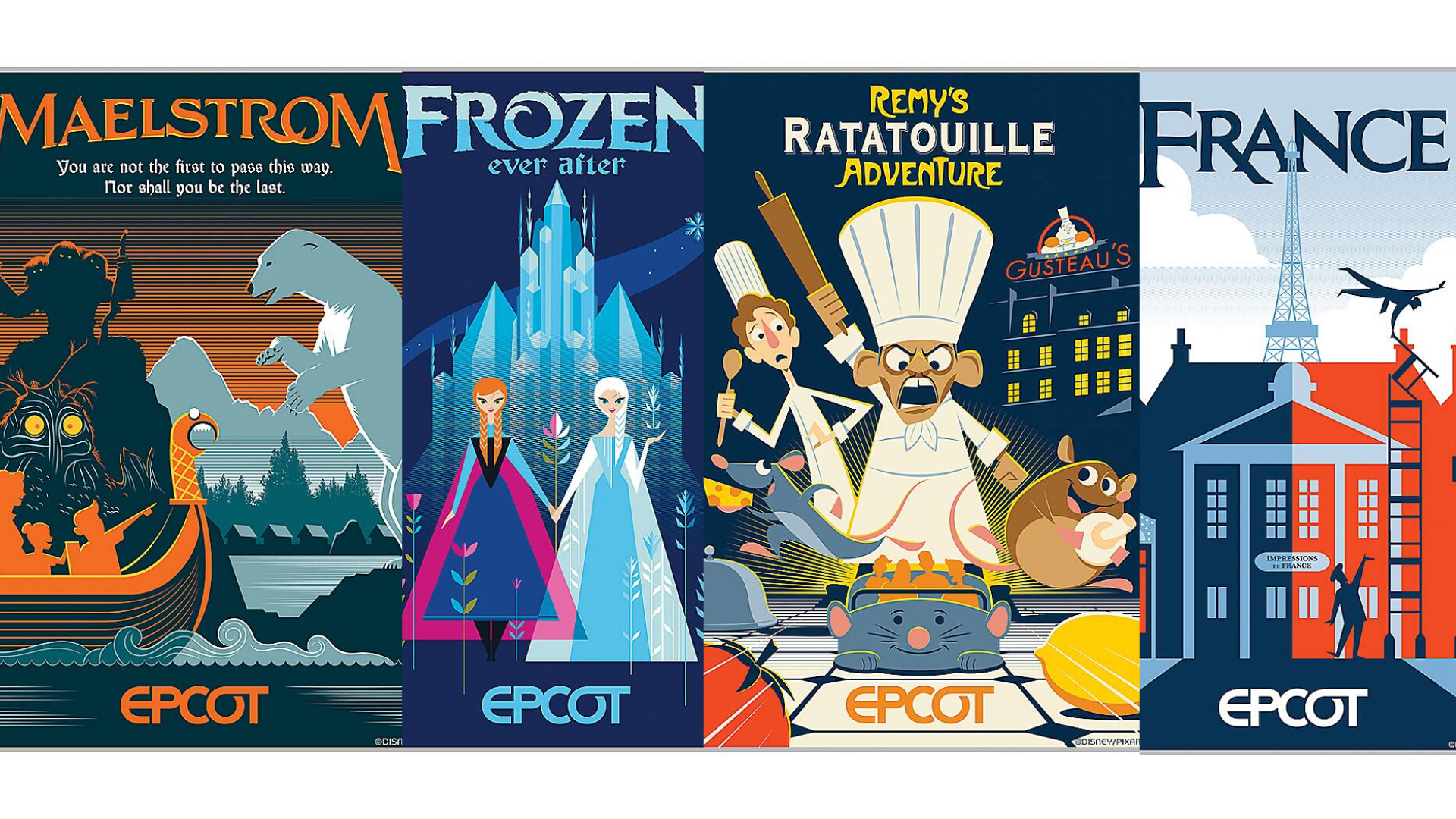 epcot posters france norway