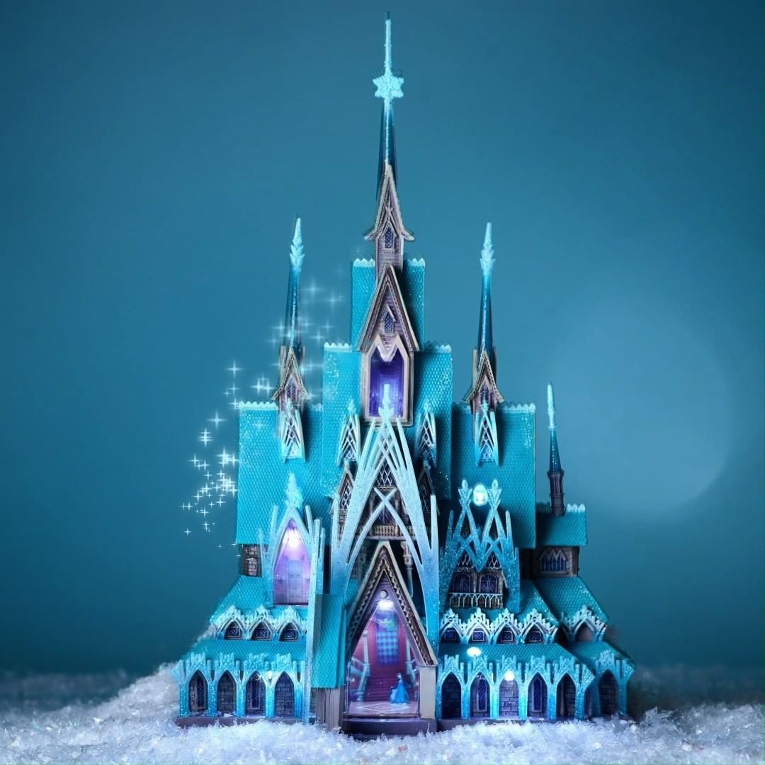 frozen doll house castle