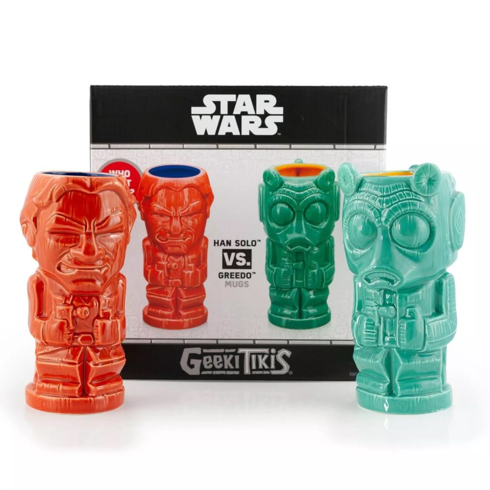 han solo greedo geeki tiki mug set 4