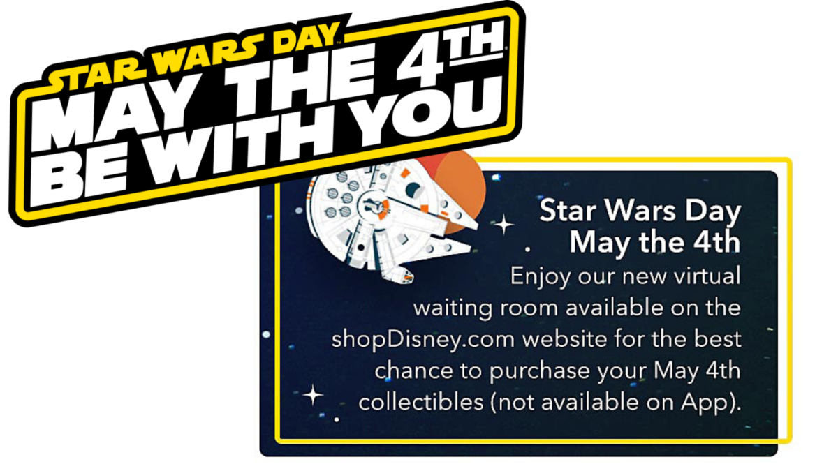 may the 4th waiting room shopdisney