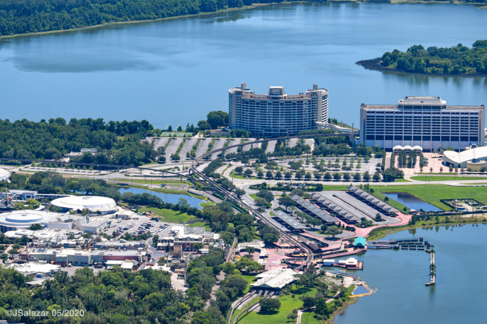 mk magic kingdom bay lake tower contemporary resort overview aerial photos may 2020 jonathan michael salazar c 1