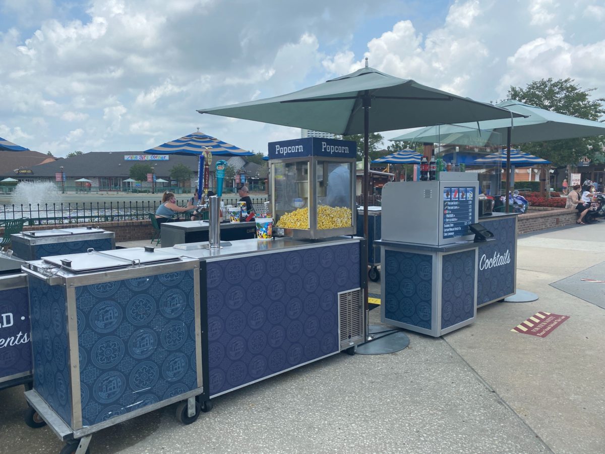 2020 wdw disney springs popcorn cart reopen reopening 