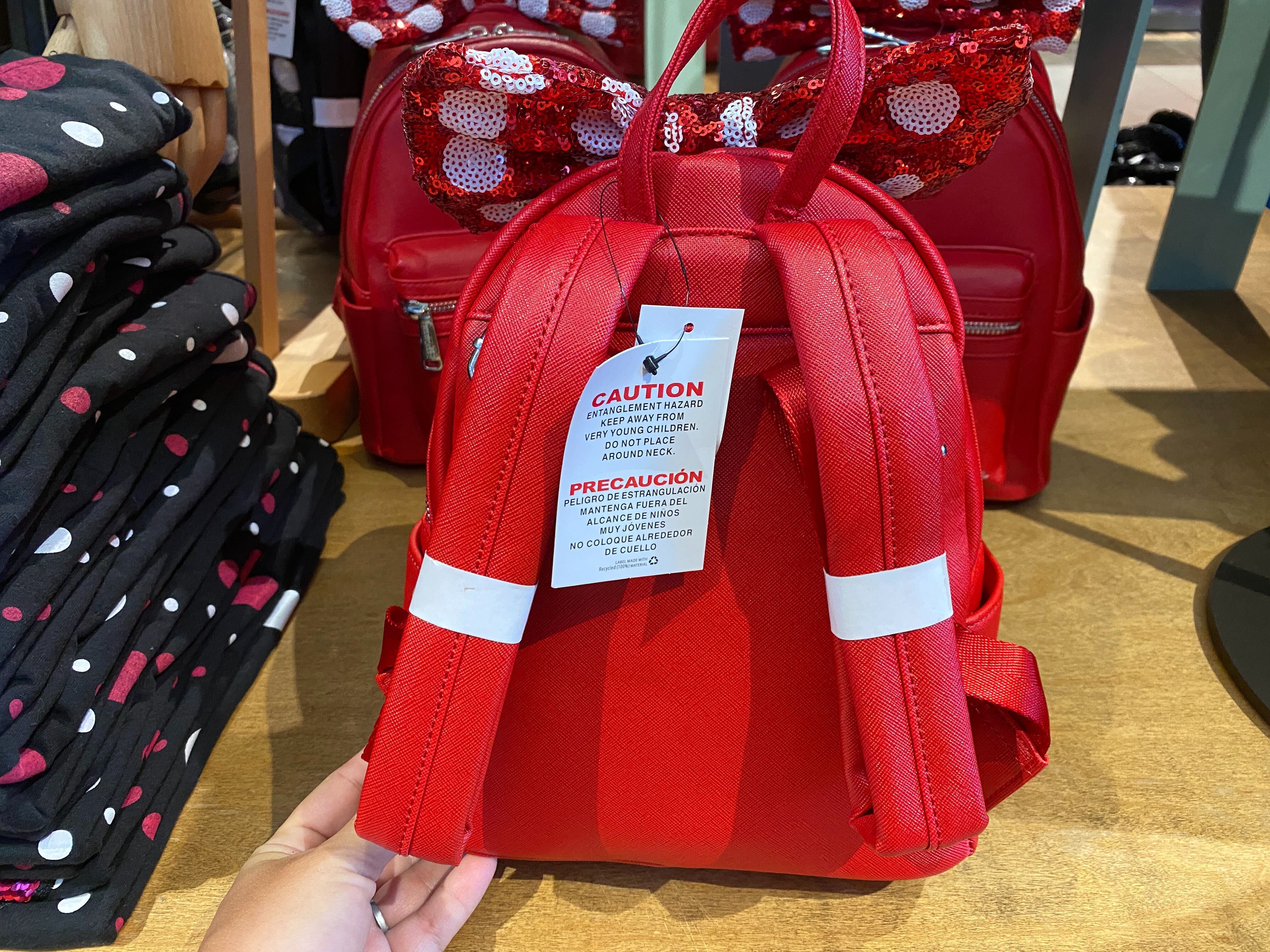 red minnie autograph loungefly