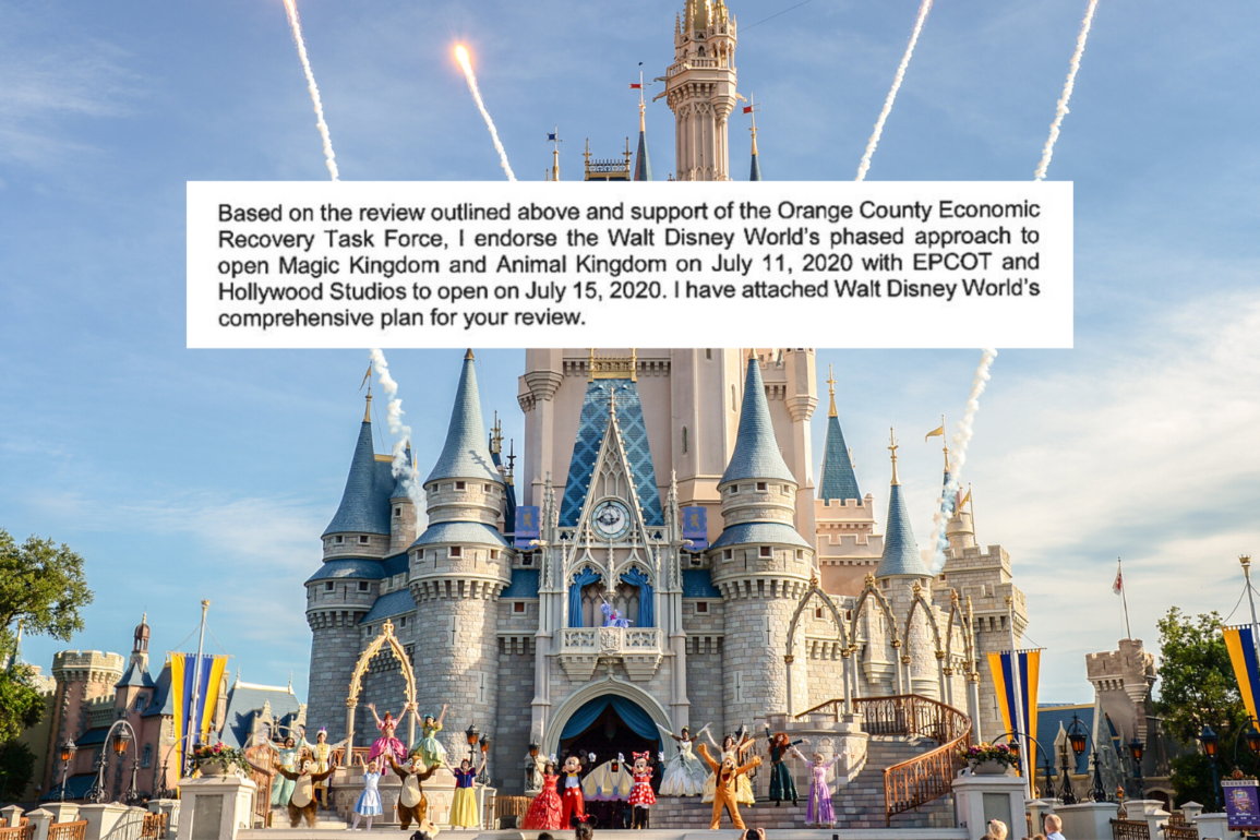 Orange County Mayor Endorses Walt Disney World’s Plans For Phased ...