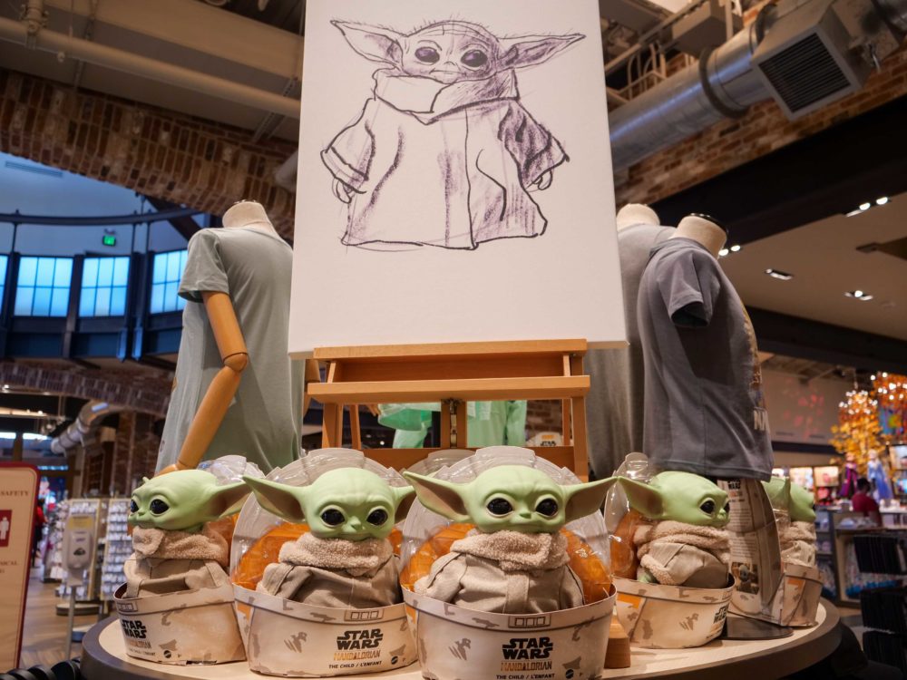 Baby Yoda Disney Springs World of Disney Toy Doll