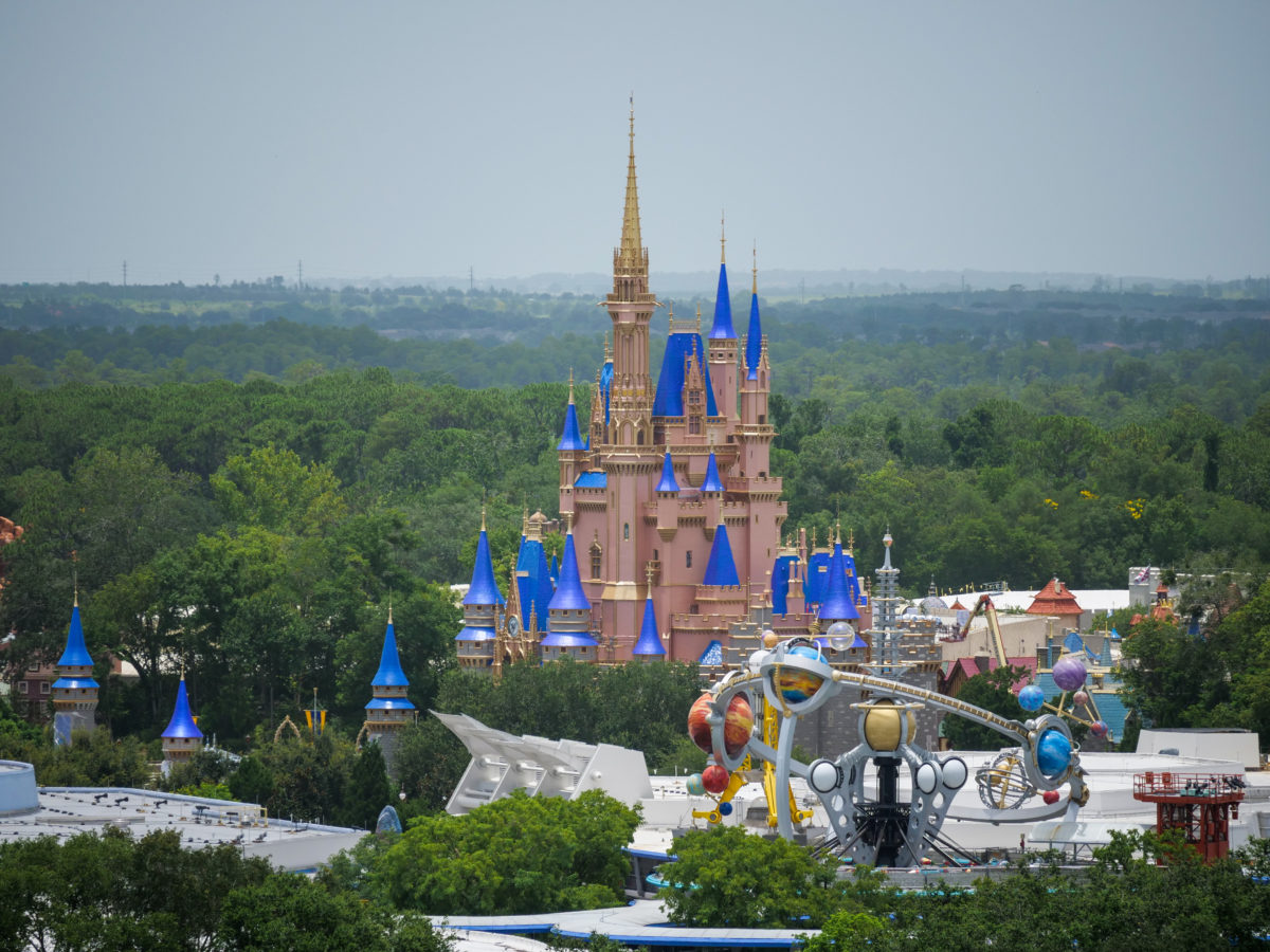 Cinderella Castle Makeover at Magic Kingdom 6 27 20 1