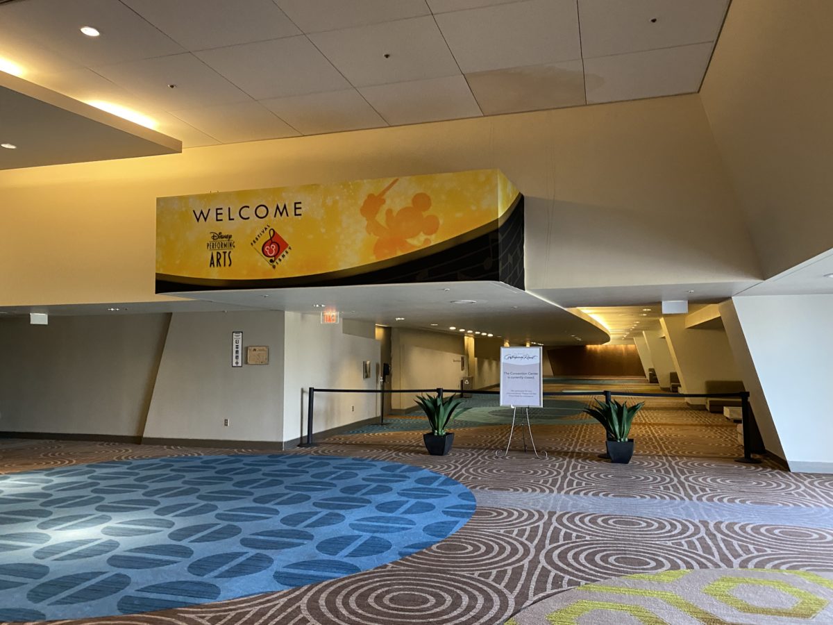 Contemporary convention center closed